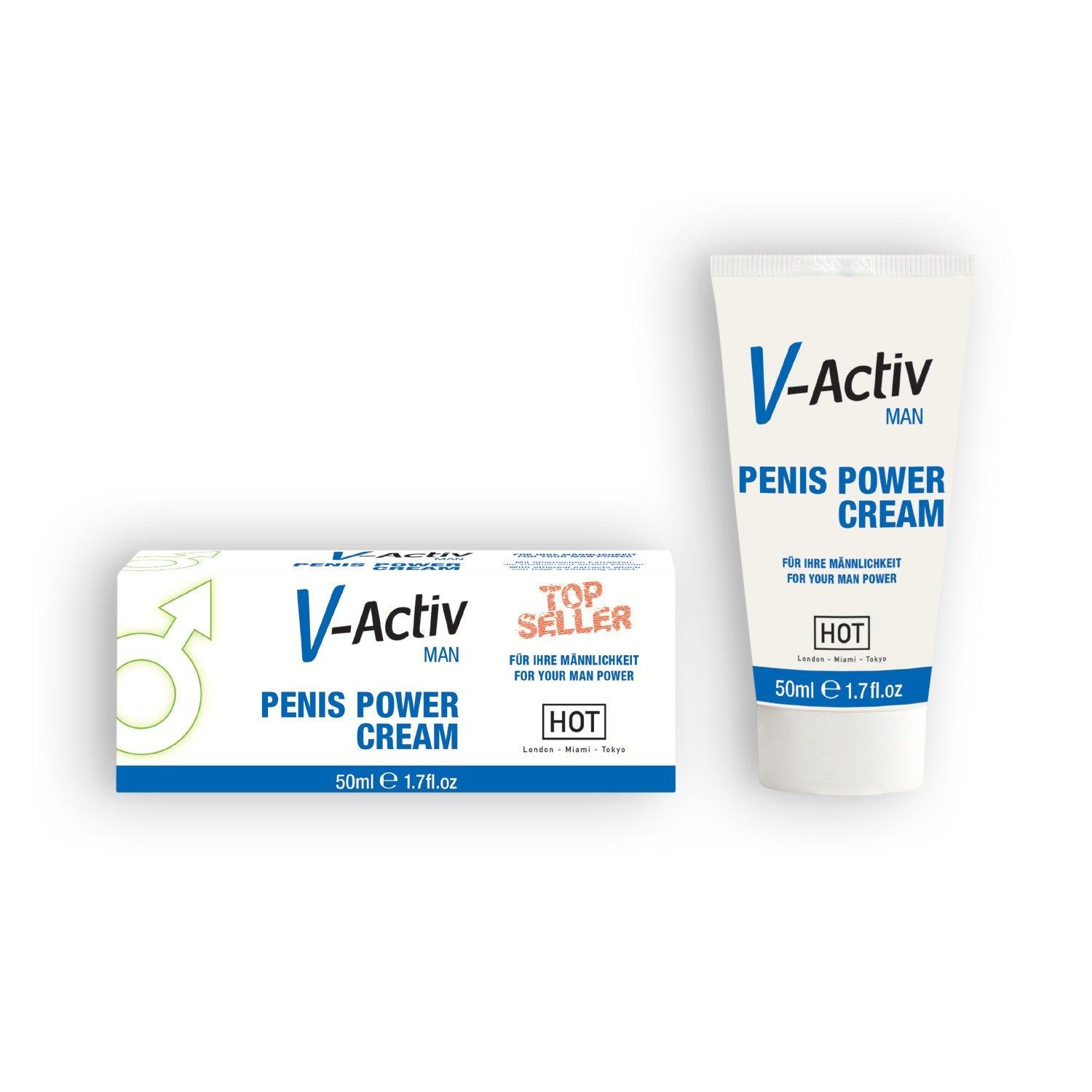 Crema pentru Puterea si Performanta Masculina. HOT V-Activ Man, 50 ml - Amoroso