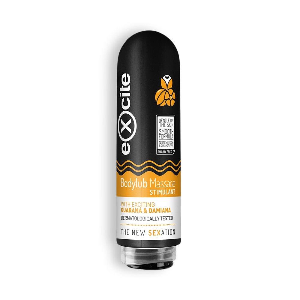 Gel de Masaj Stimulant Bodylub, Cu Guarana si Damiana pentru Relaxare si Placere, Excite, 200 ml - Amoroso