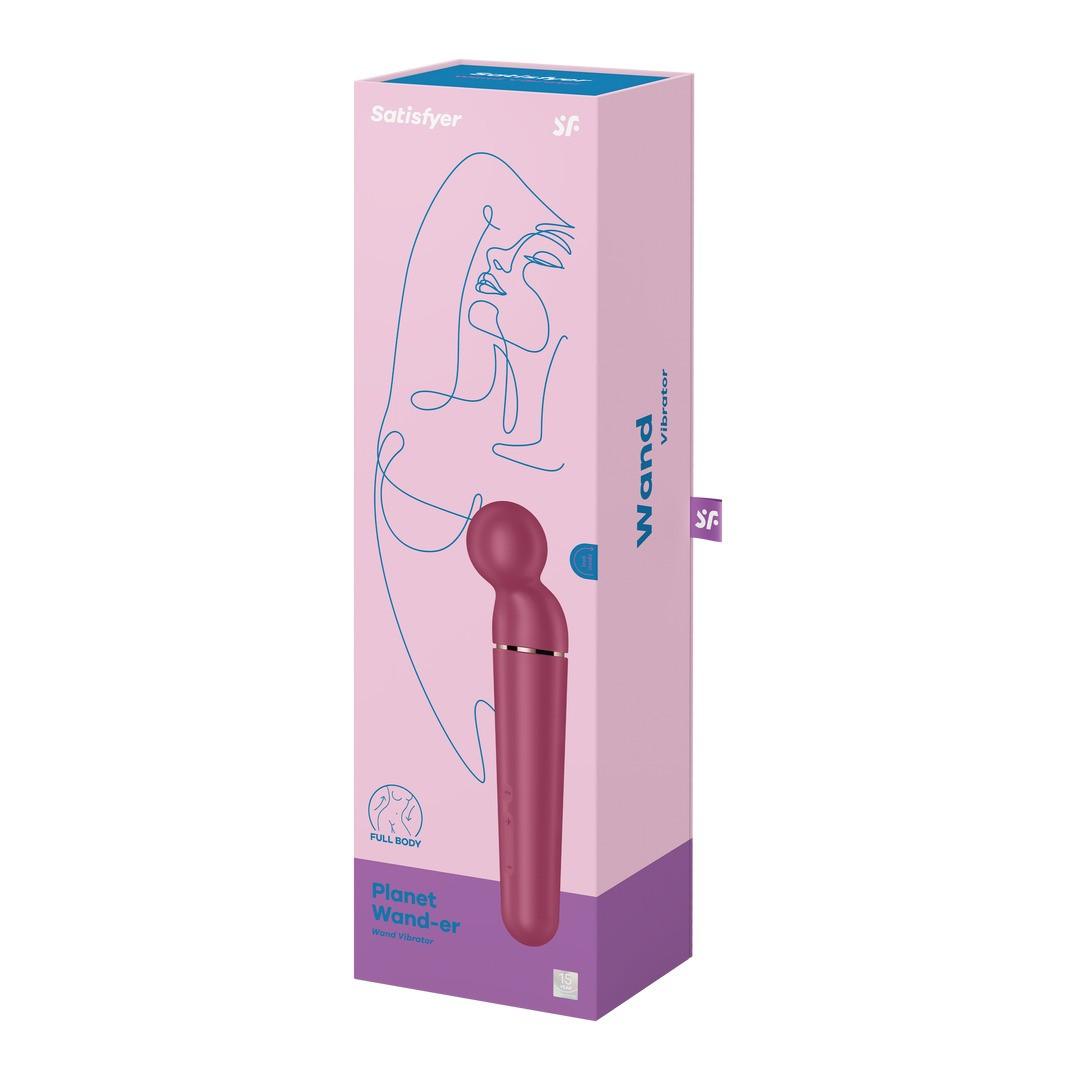 Vibrator Wand Elegant, pentru Relaxare si Placeri Intense, Satisfyer, Berry Rose Gold - Amoroso