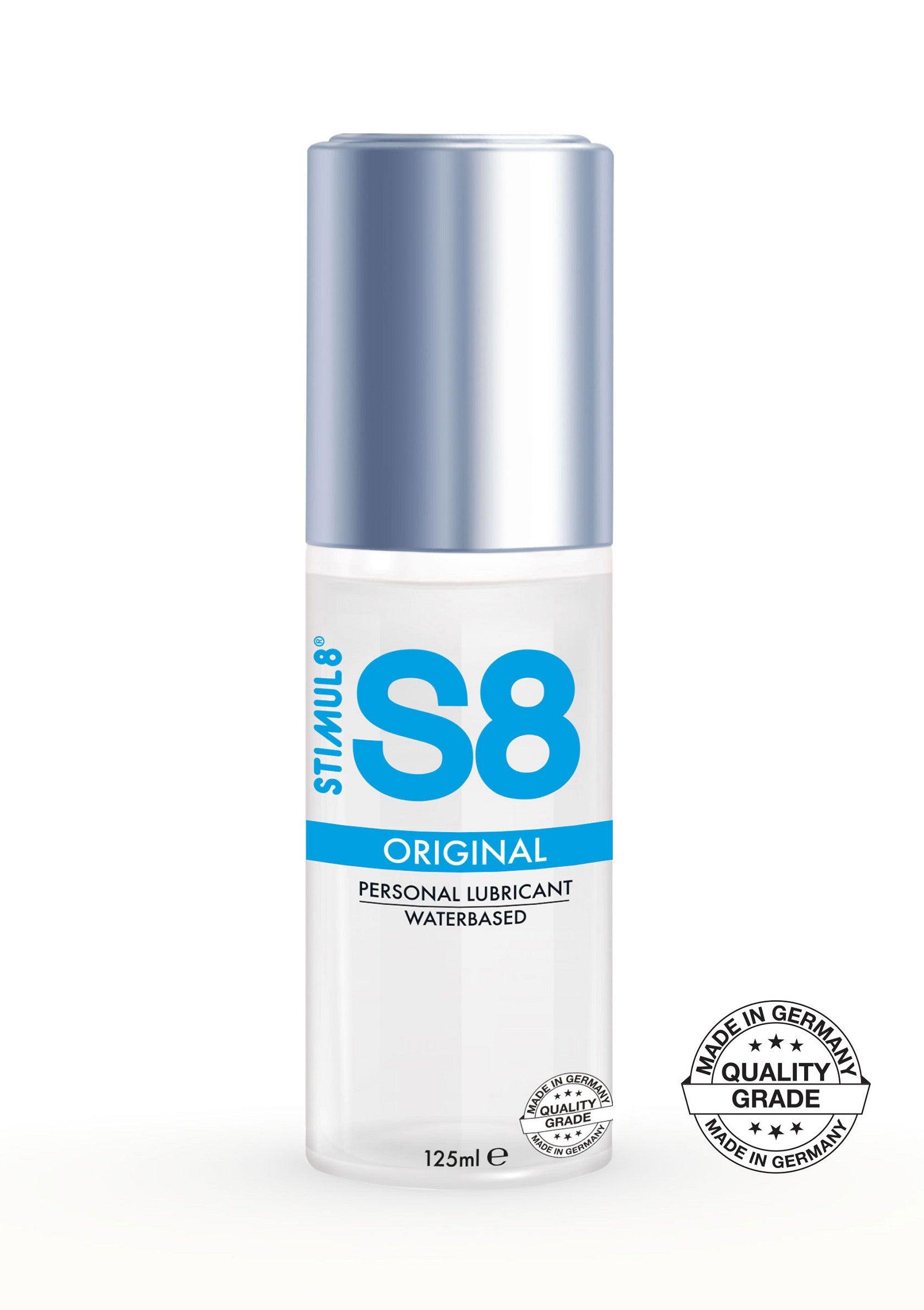Lubrifiant Pe Baza de Apa, Confort si Placere Maxima, S8 Original Personal Lubricant, 125ml - Amoroso