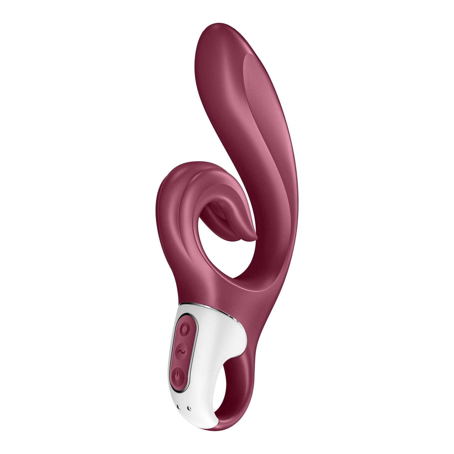 Vibrator Iepure cu Stimulare Duala, Placeri Supreme, Satisfyer, Rosu - Amoroso
