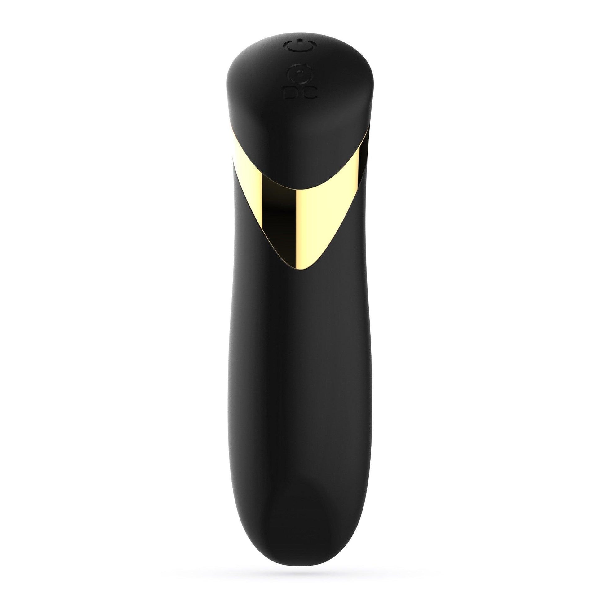 Vibrator Bullet Reincarcabil, Putere, Eleganta si Placere Discreta, Crushious, Negru - Amoroso