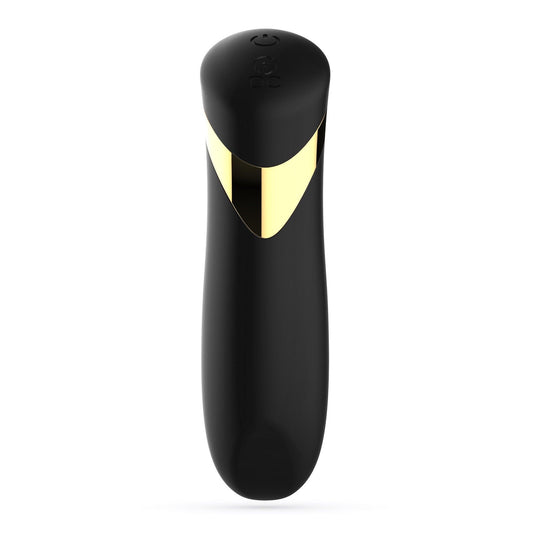 Vibrator Bullet Reincarcabil, Putere, Eleganta si Placere Discreta, Crushious, Negru - Amoroso