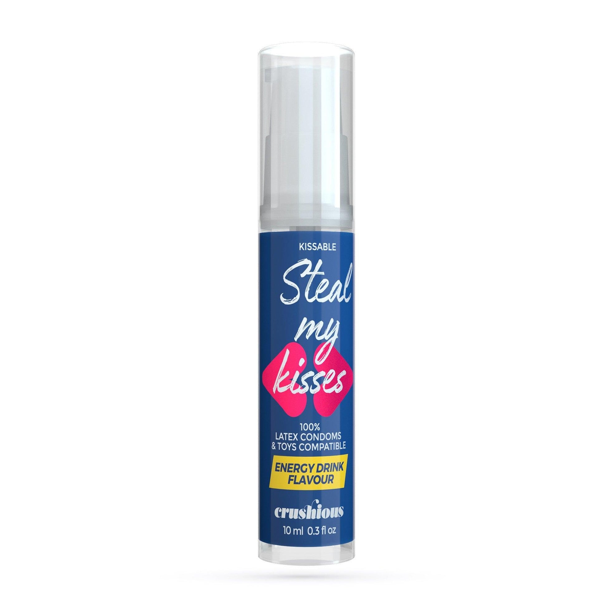 Lubrifiant Gel, Aroma de Bautura Energetica, pentru Momente Electrizante, Steal My Kisses, 10ml - Amoroso