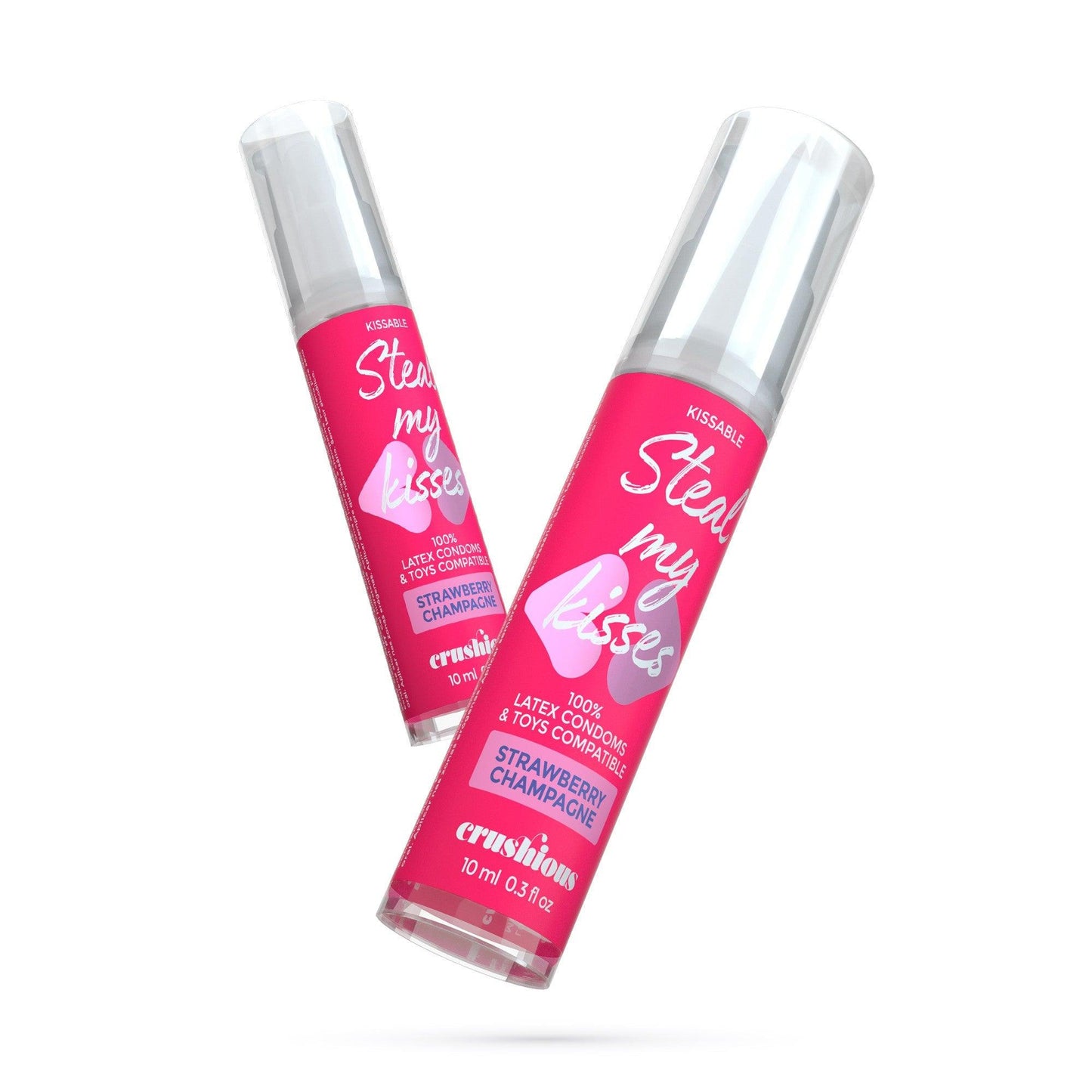 Lubrifiant cu Aroma de Capsuni si Sampanie, Perfect pentru Momente Dulci si Senzuale, 10ml - Amoroso