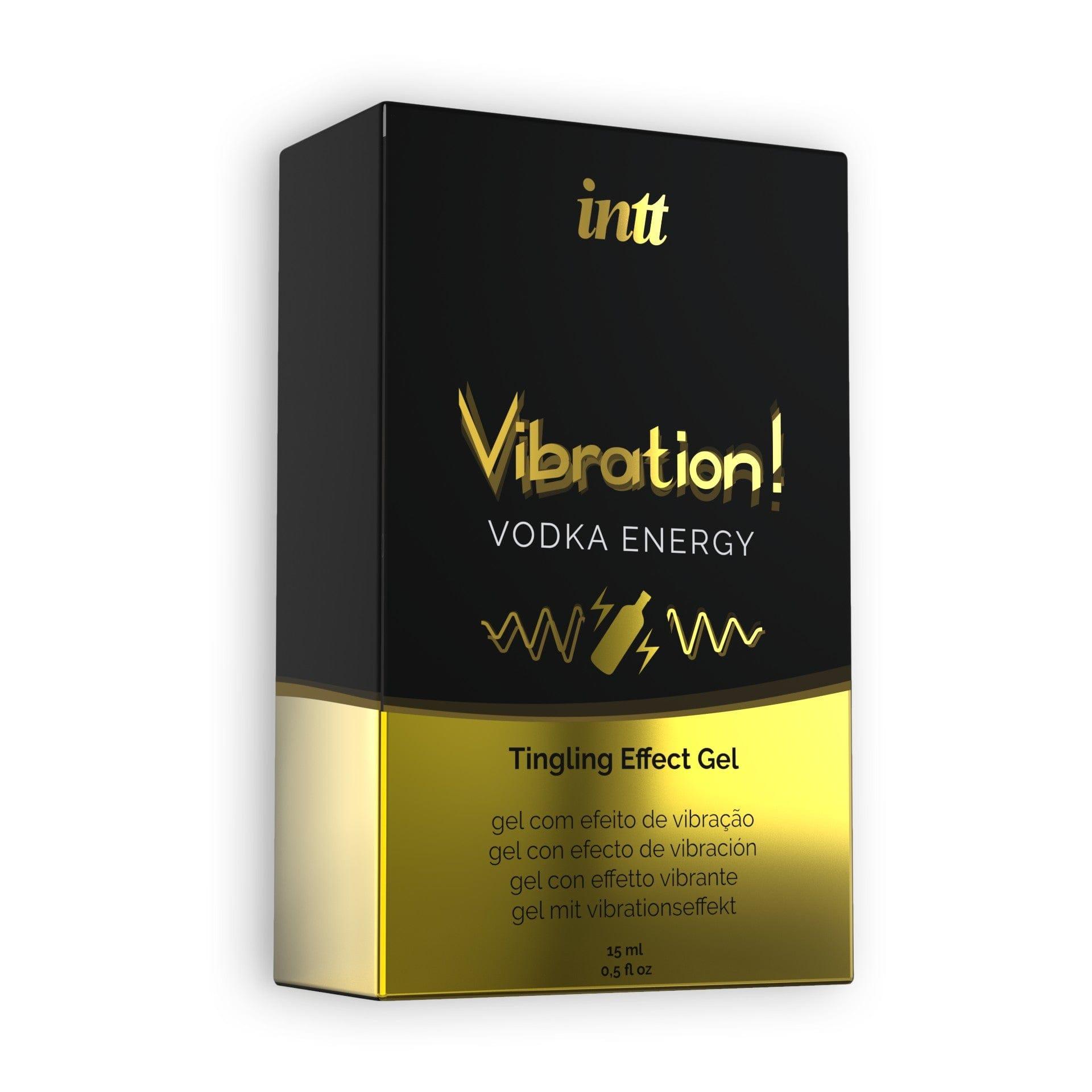 Gel Stimulator cu Efect Vibrant si Racoritor, Unisex, Momente Intense, INTT Vibration Vodka Energy, 15ml - Amoroso