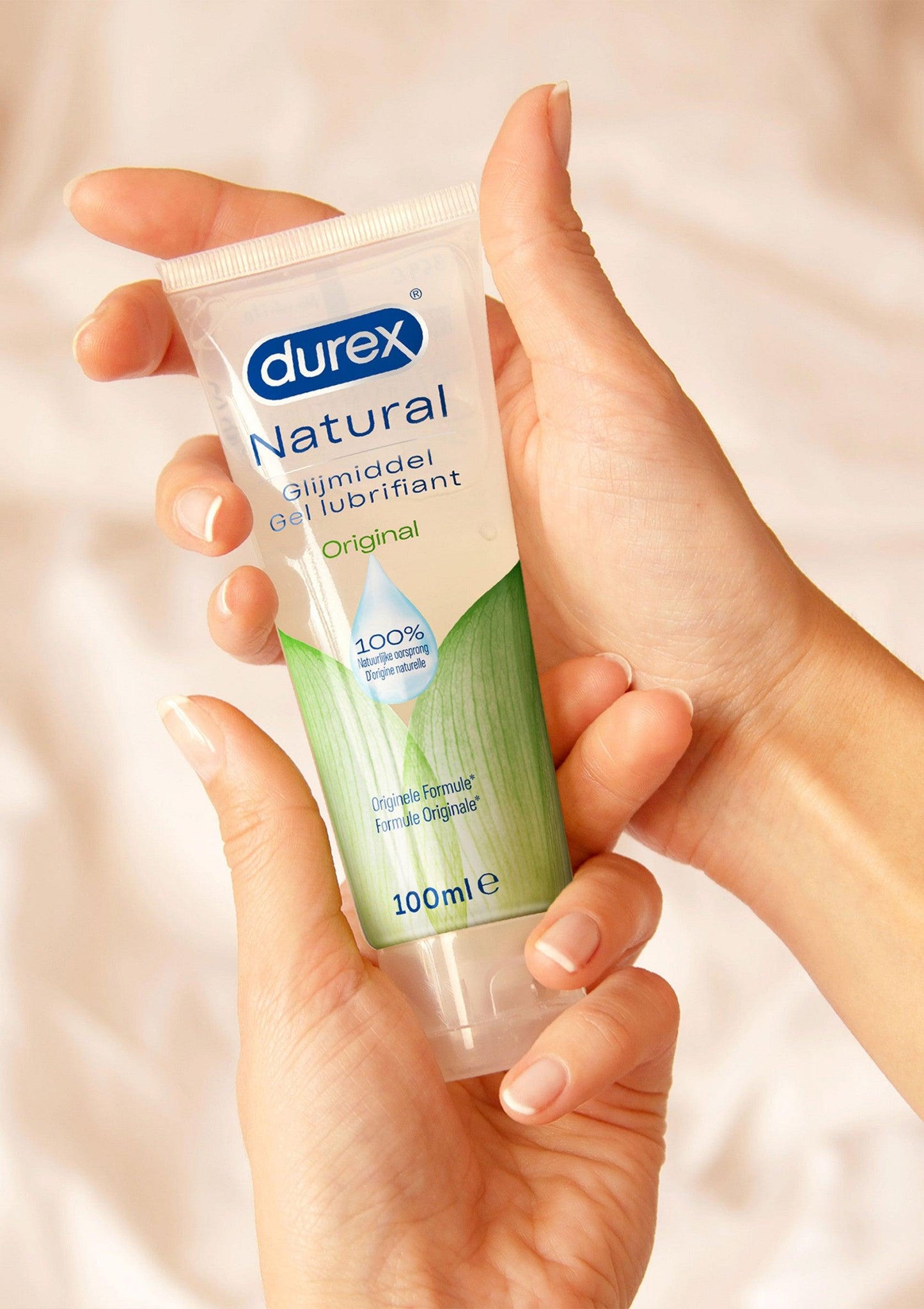 Gel Lubrifiant, 100% Natural, Confort si Siguranta in Momentele Tale, Intime Durex Natural, 100ml - Amoroso