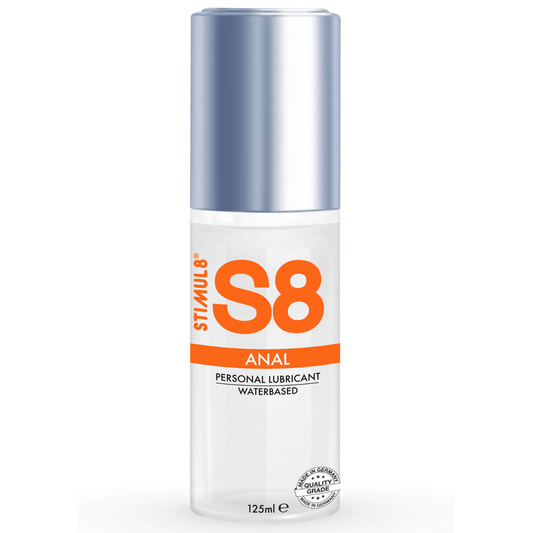 Lubrifiant Pe Baza de Apa, Confort si Placere Intima, S8 Anal Personal Lubrican, 125ml - Amoroso
