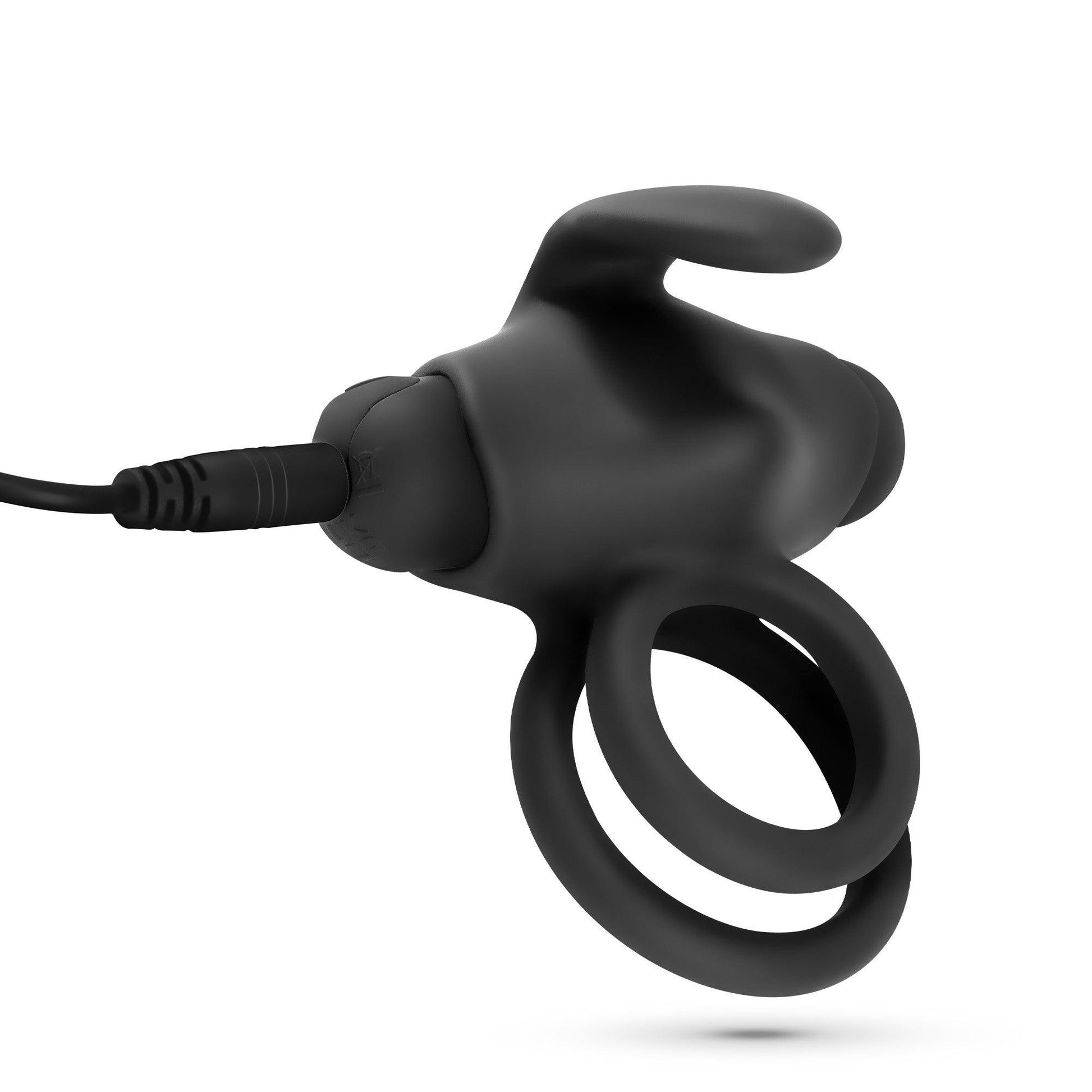 Inel Penian Vibrator cu 10 Moduri de Vibratie, Telecomanda pentru Placere Intensa si Versatilitate in Dormitor, Negru - Amoroso