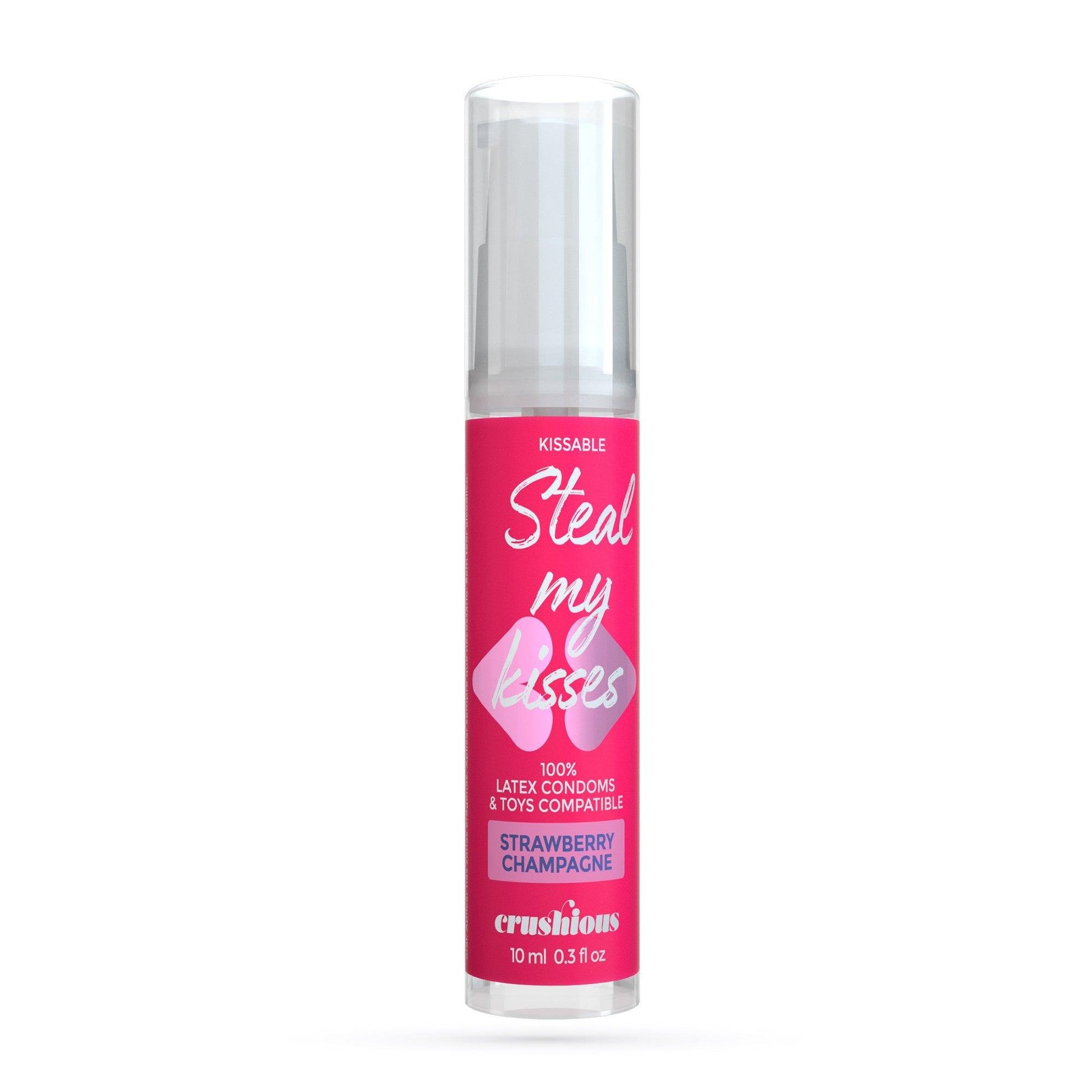 Lubrifiant cu Aroma de Capsuni si Sampanie, Perfect pentru Momente Dulci si Senzuale, 10ml - Amoroso