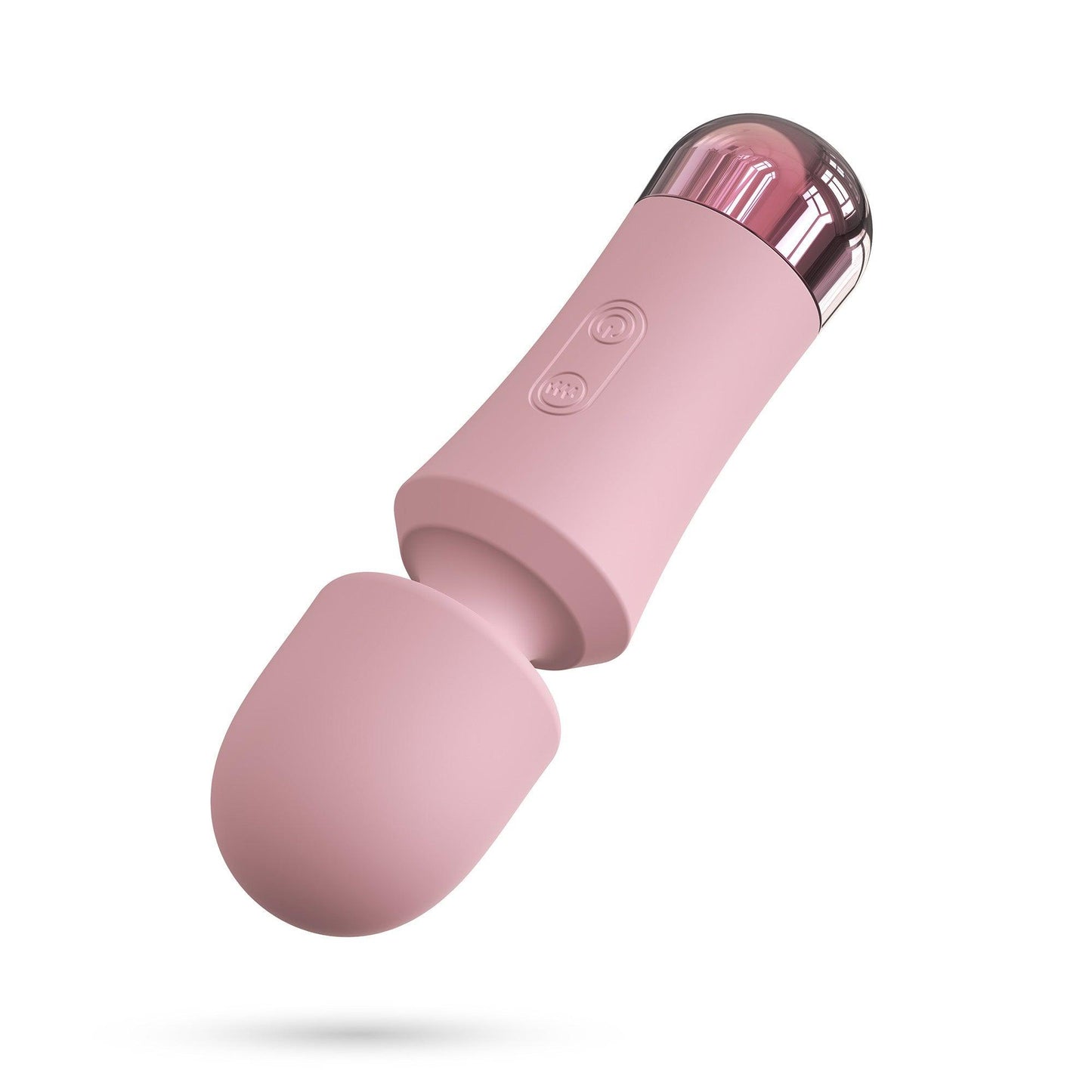 Mini Vibrator Wand Reincarcabil, Masaj si Relaxare Discreta, Crushious Wanda, Roz - Amoroso