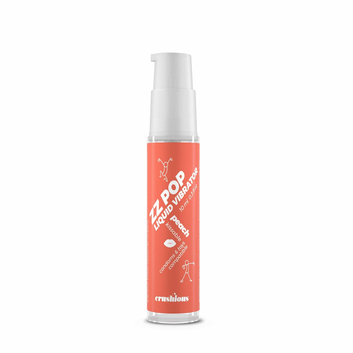 Gel Stimulant, cu Aroma de Piersica, pentru O Explozie de Senzatii, Unisex, Crushious, 10ml - Amoroso