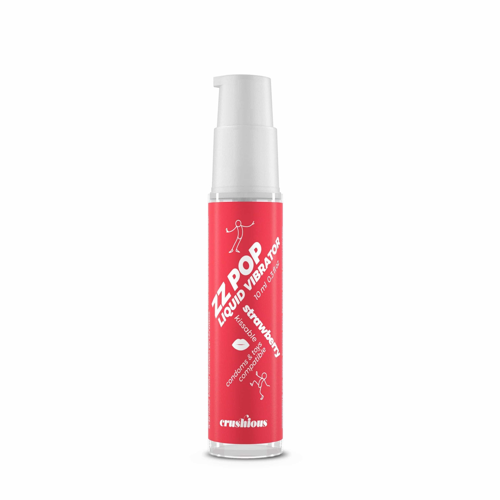 Gel Stimulant cu Aroma de Capsuni pentru O Explozie de Senzatii, Unisex, Crushious, 10ml - Amoroso