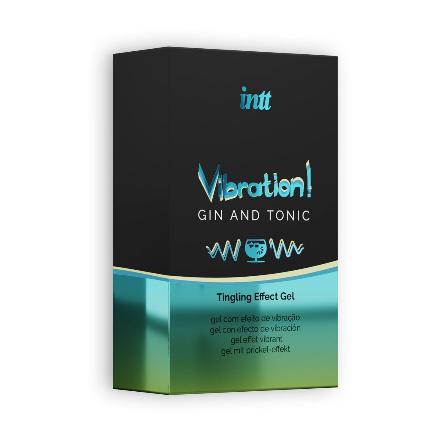 Gel Intim, Efect Vibrant si Stimulare Senzoriala Intensa, Gin and Tonic, Intt, 15ml - Amoroso