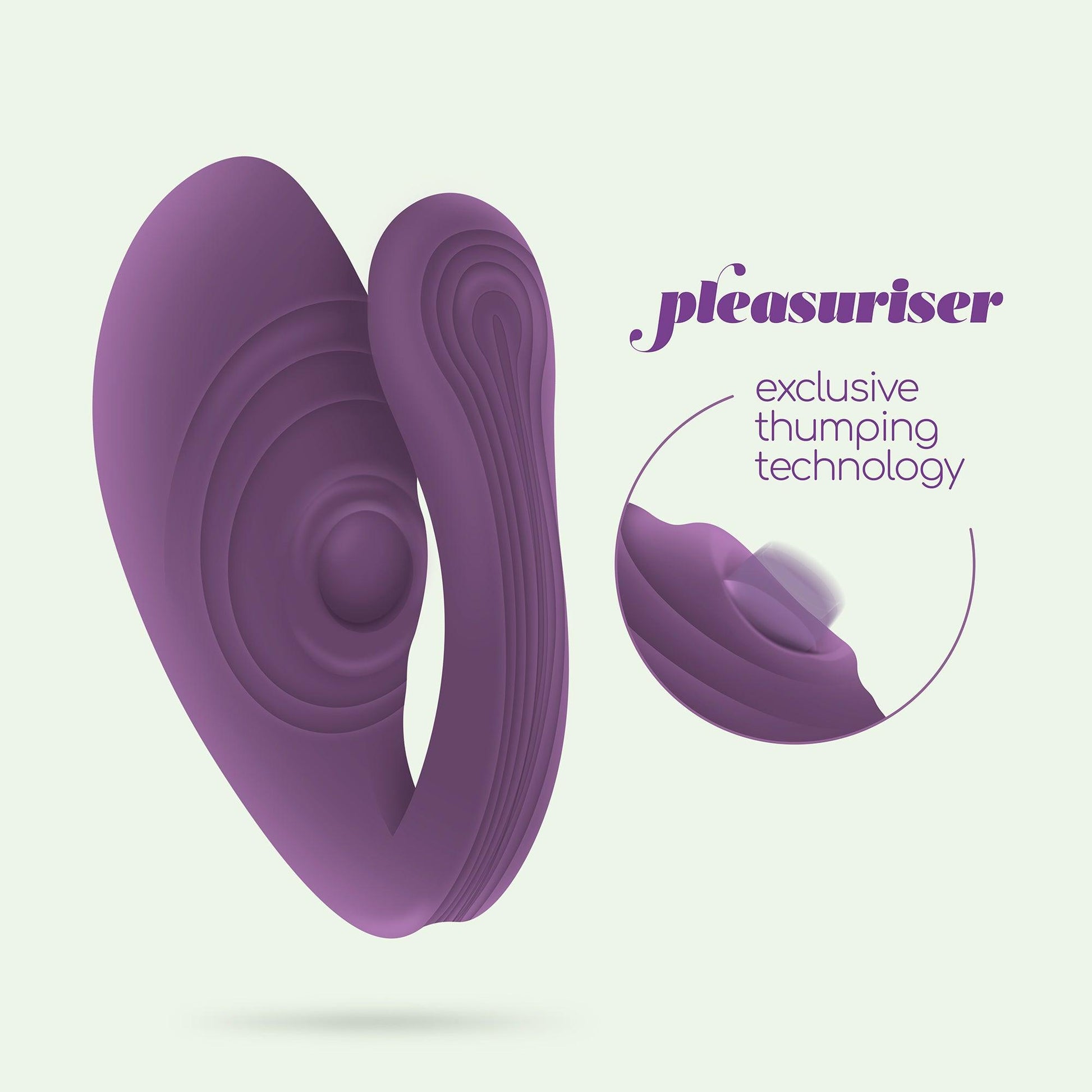 Set Vibrator Reincarcabil cu Telecomanda + Lubrifiant, Stimulare Duala pentru Momente de Neuitat, Crushious, Mov - Amoroso