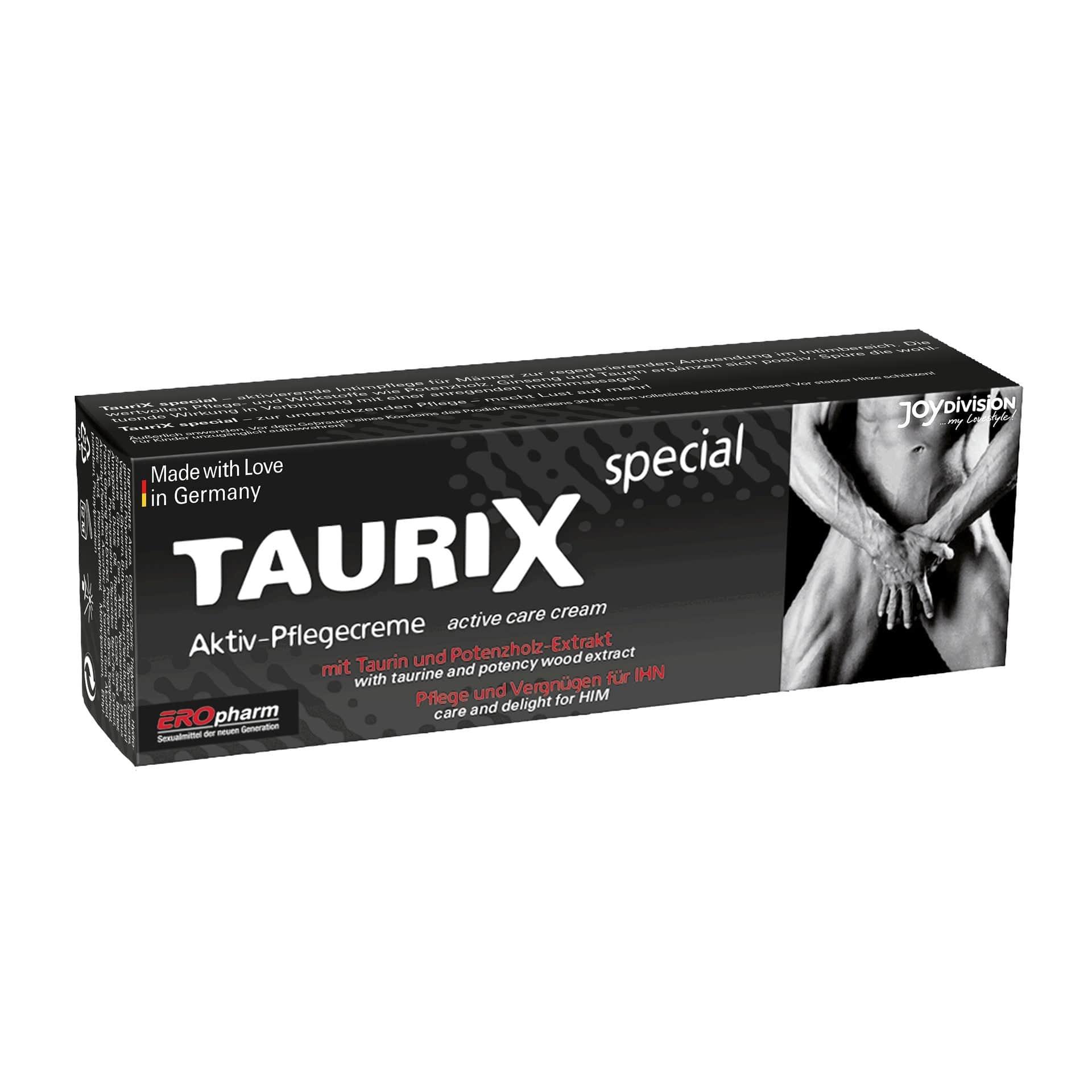 Crema de Ingrijire Activa pentru Barbati Stimulare si Revitalizare, Taurix, 40 ml - Amoroso