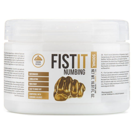 Crema Lubrifianta Fist It Numbing ,Pharmquests, Pe Baza de Apa, Efect de Amortire, 500 ml - Amoroso