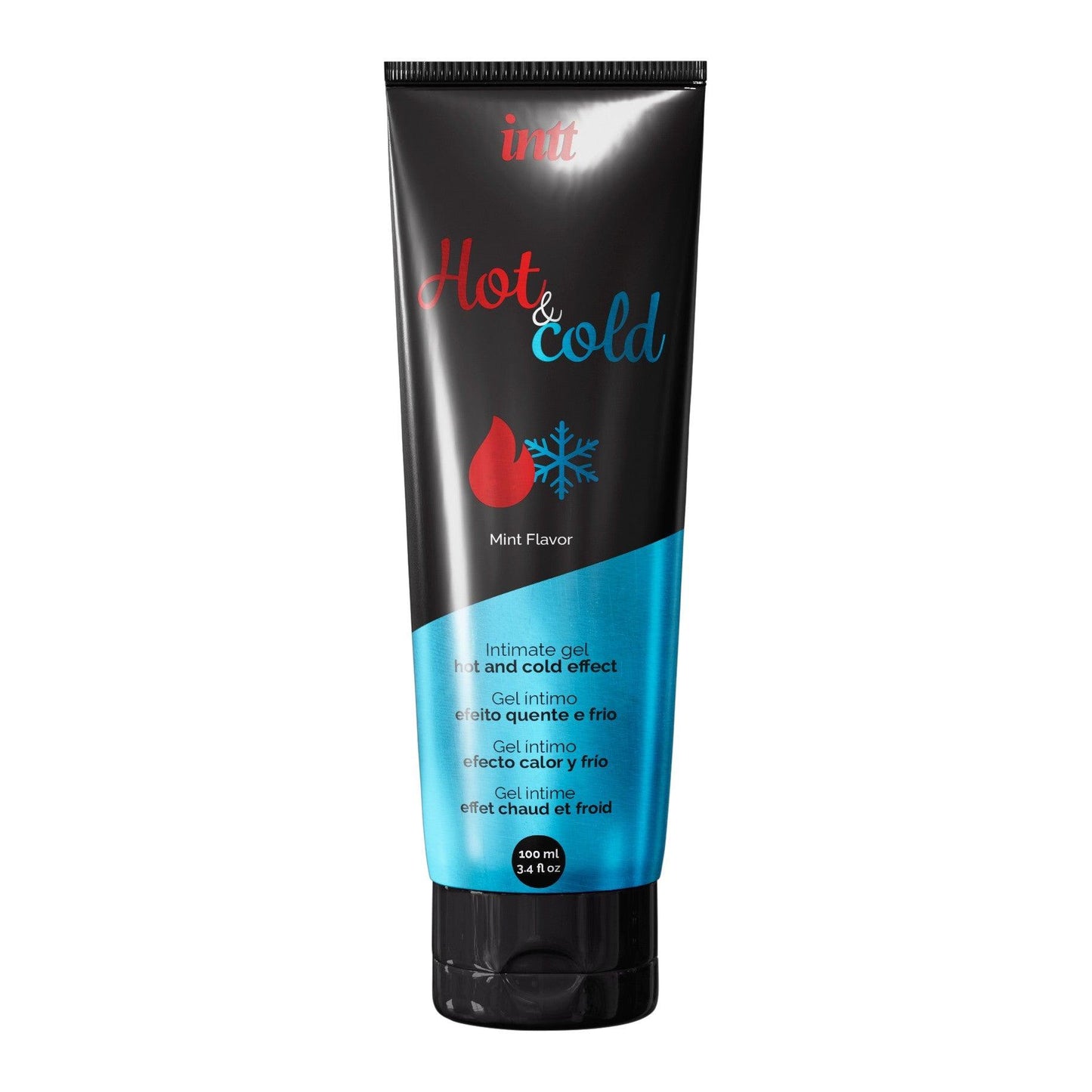 Lubrifiant cu Aroma de Menta, Efect Cald si Rece pentru Placere Intensa, Intt, 100ml - Amoroso