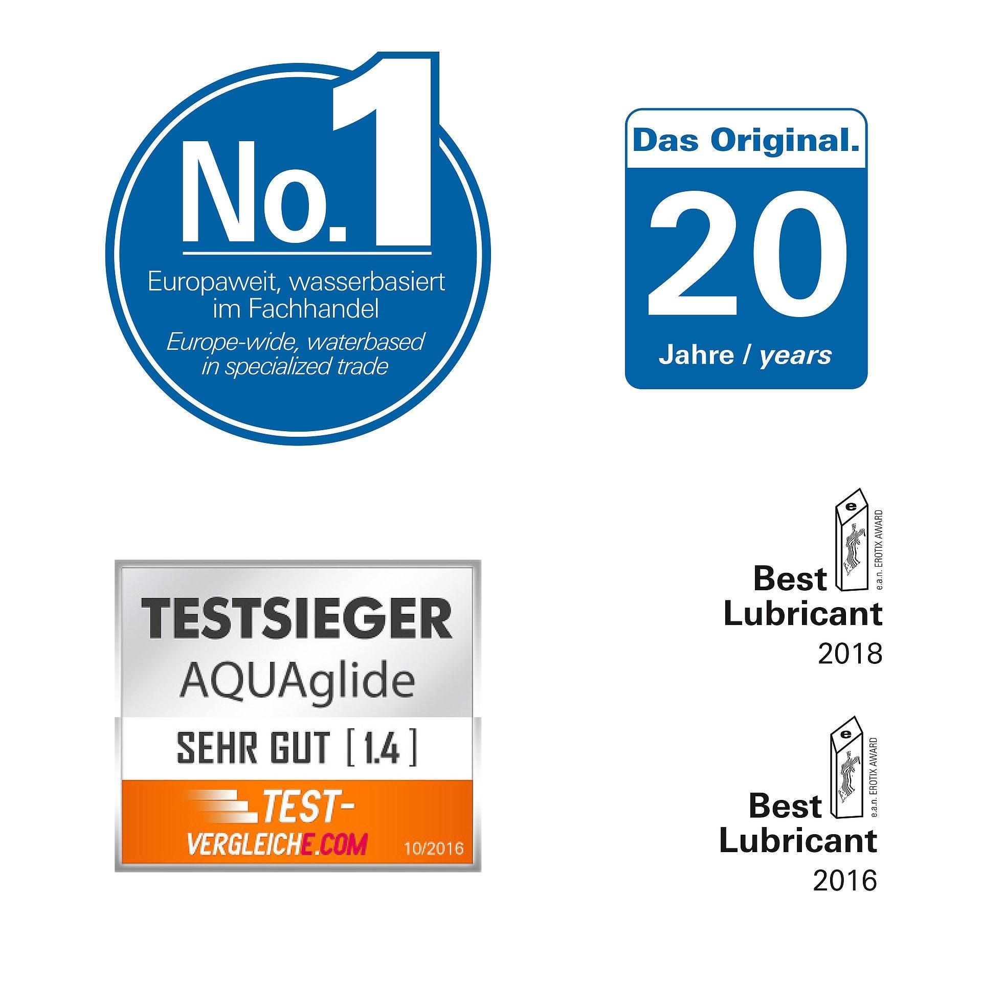 Lubrifiant Pe Baza de Apa cu Aroma de Cirese, Testat Dermatologic, AQUAglide Cherry 100ml - Amoroso