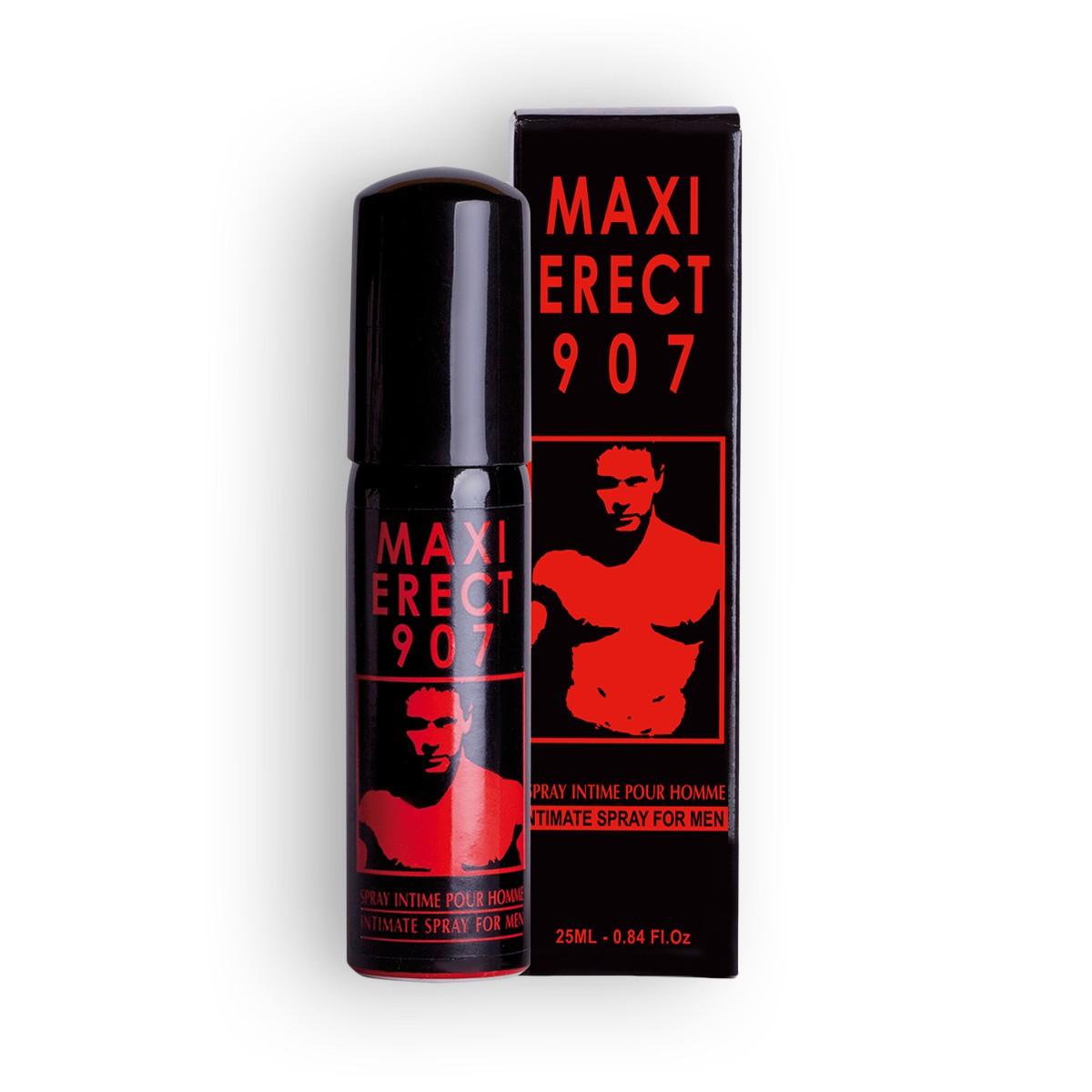 Spray Intim Maxi Erect 907, pentru Barbati, Performanta si Efect Instantaneu, RUF, 25 ml - Amoroso