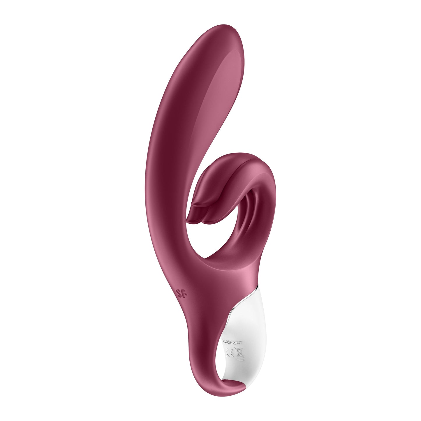 Vibrator Iepure cu Stimulare Duala, Placeri Supreme, Satisfyer, Rosu - Amoroso