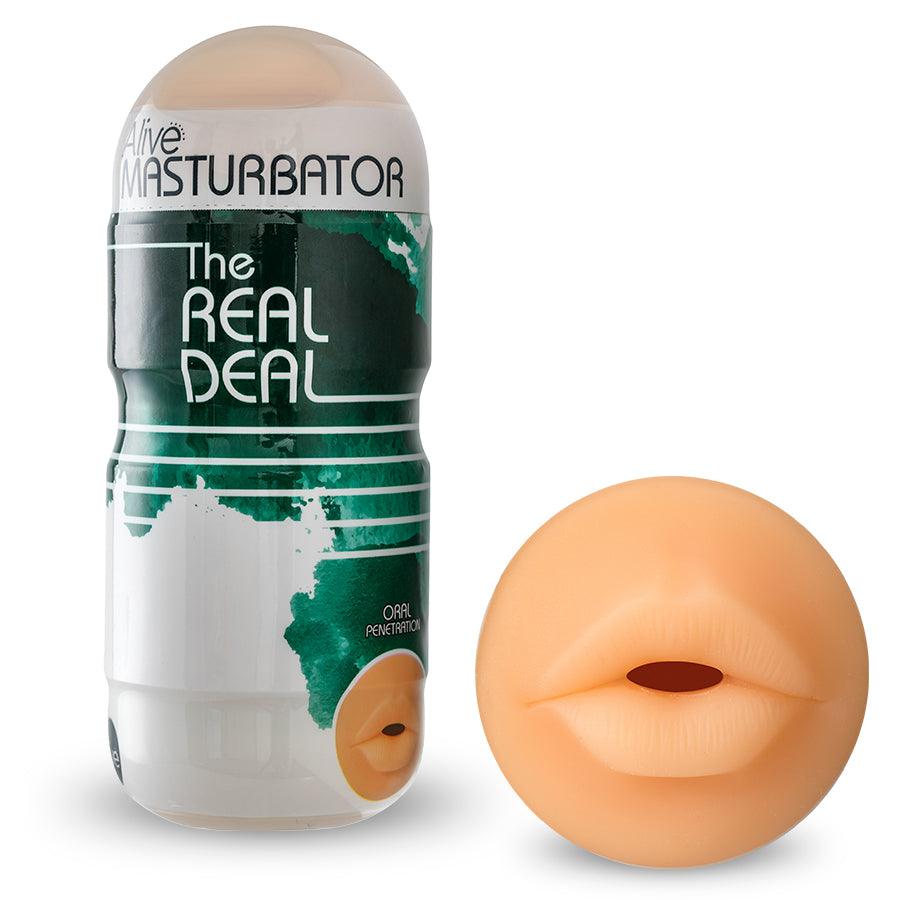 Masturbator Alive The Real Deal ,Simulare Orala Realista, Textura Moale si Design Discret - Amoroso
