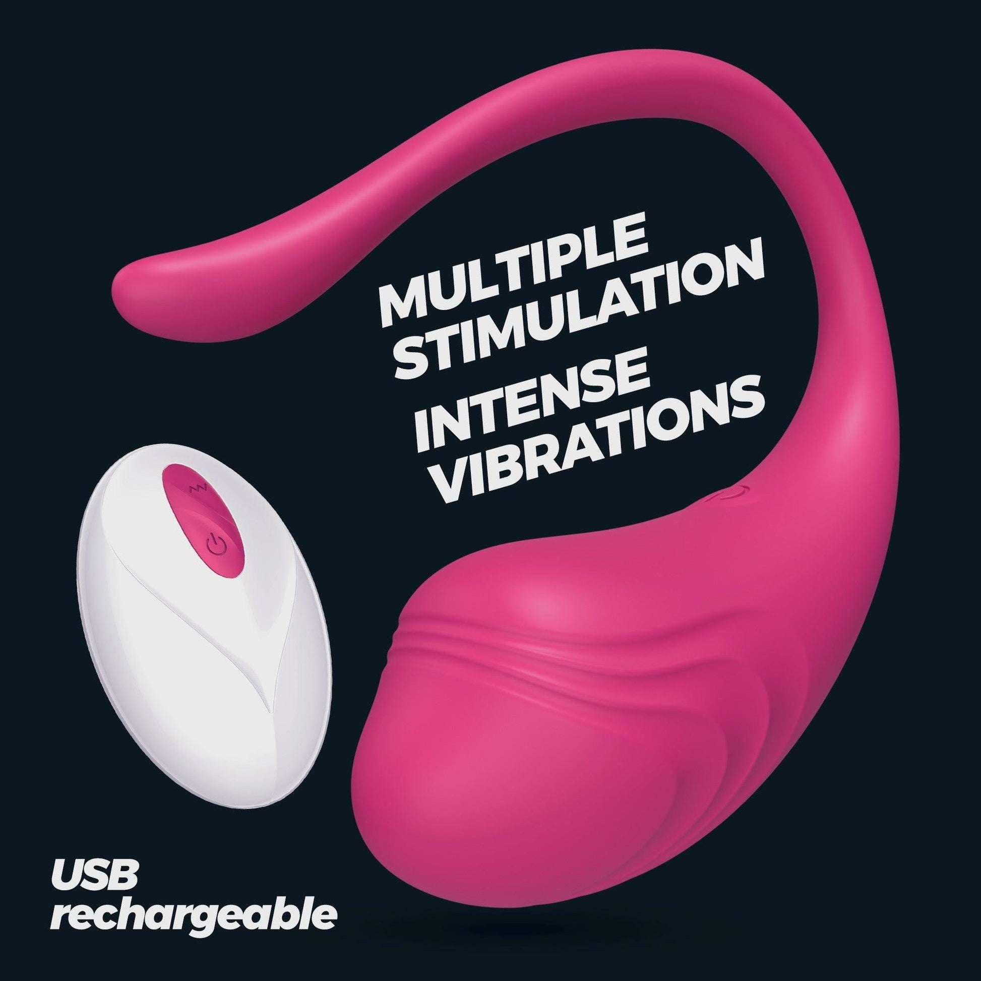 Ou Vibrator cu Telecomanda, Experienta Intensa si Design Ergonomic, Crushious Tamago, Roz - Amoroso