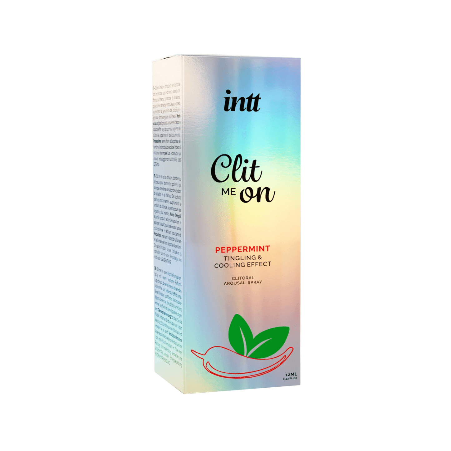 Spray Stimulator Clitoral, "Clit Me On", cu Efect de Racorire si Furnicaturi, Menta, 12ml - Amoroso