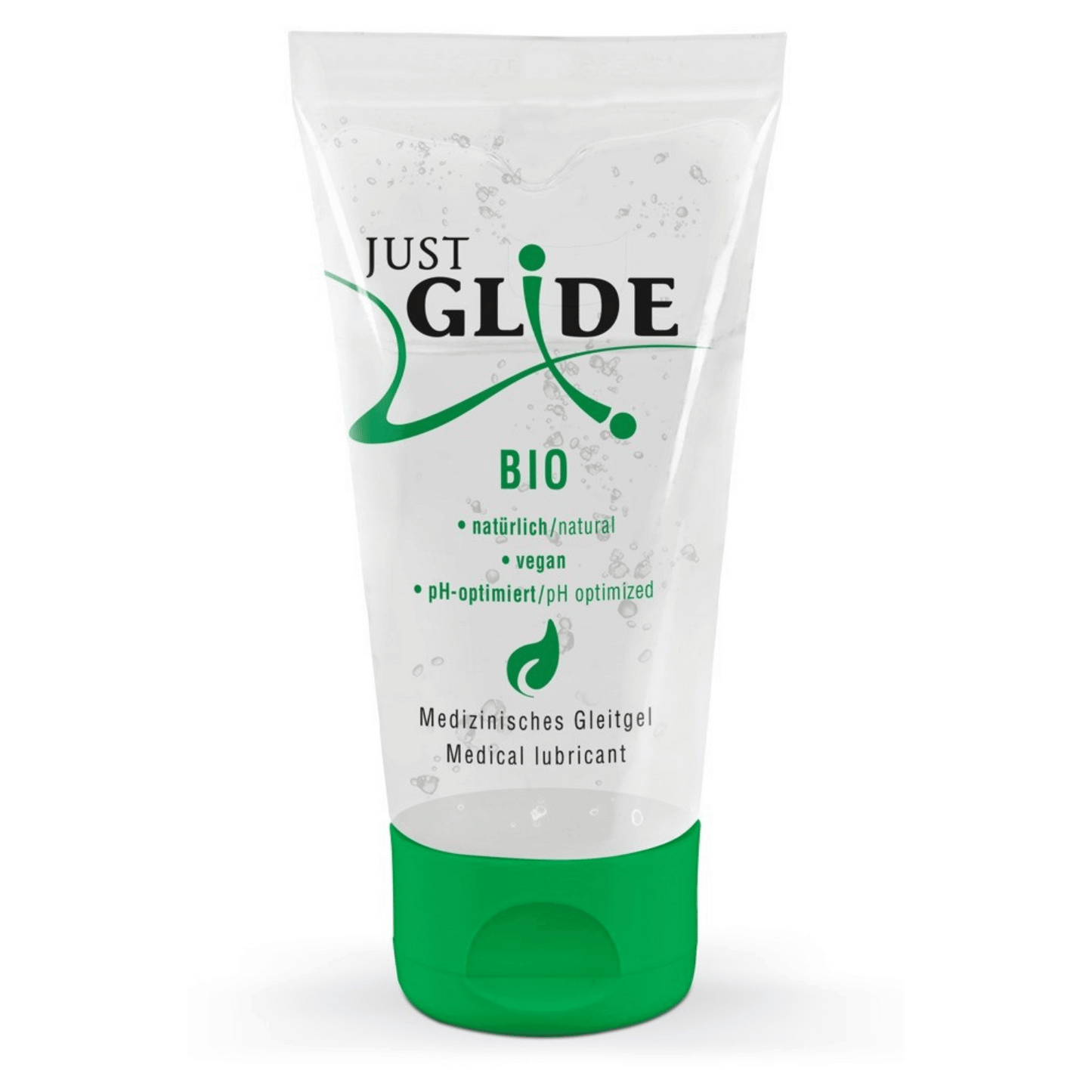 Lubrifiant Medical, Formula Naturala, Vegana si pH Optimizat pentru Confort Maxim, Just Glide Bio, 50ml - Amoroso