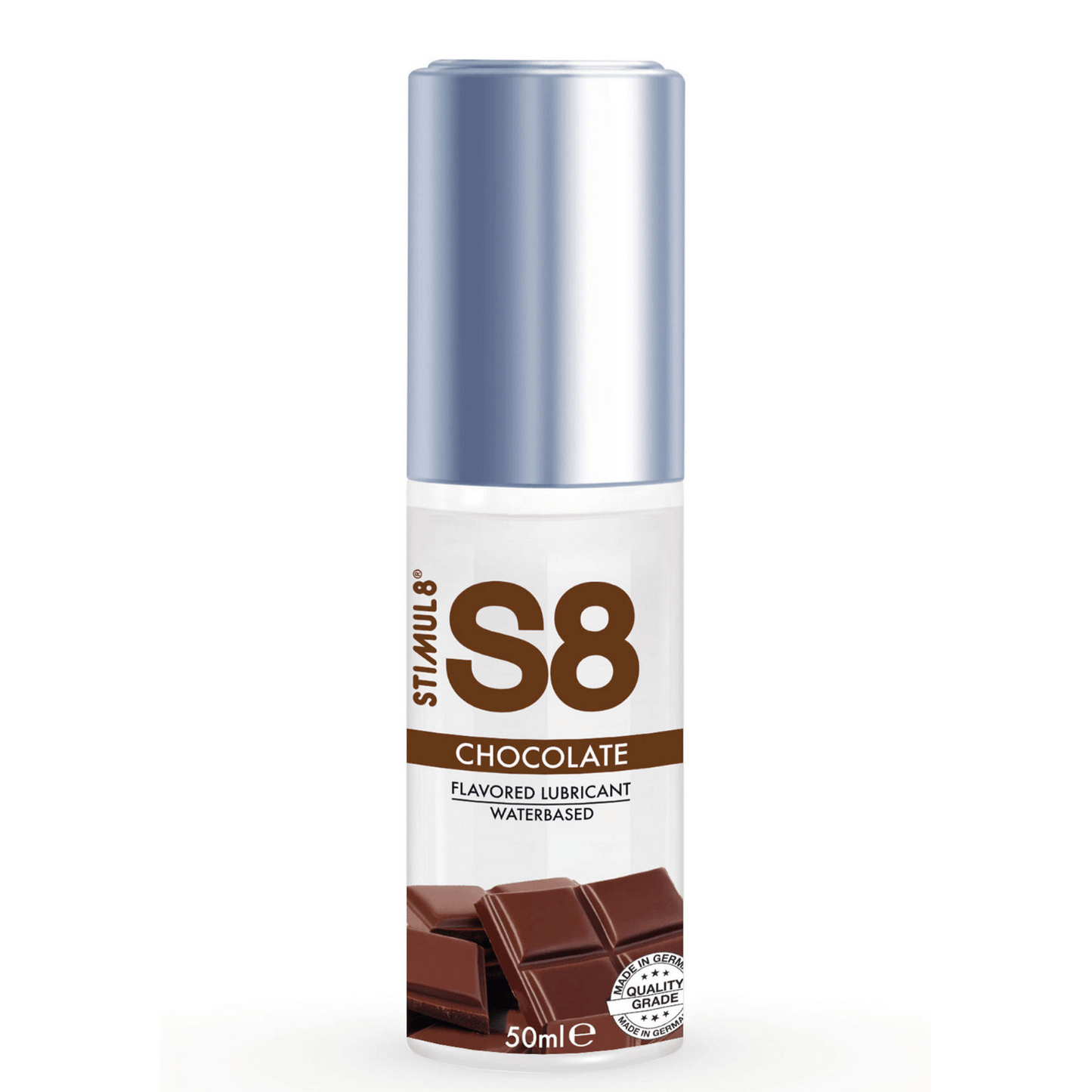 Lubrifiant Pe Baza de Apa, Gust De Ciocolata, Momente Intime Delicioase, S8 Chocolate Lubricant, 50ml - Amoroso