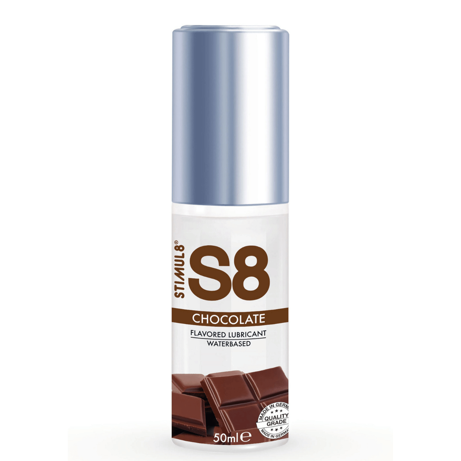Lubrifiant Pe Baza de Apa, Gust De Ciocolata, Momente Intime Delicioase, S8 Chocolate Lubricant, 50ml - Amoroso