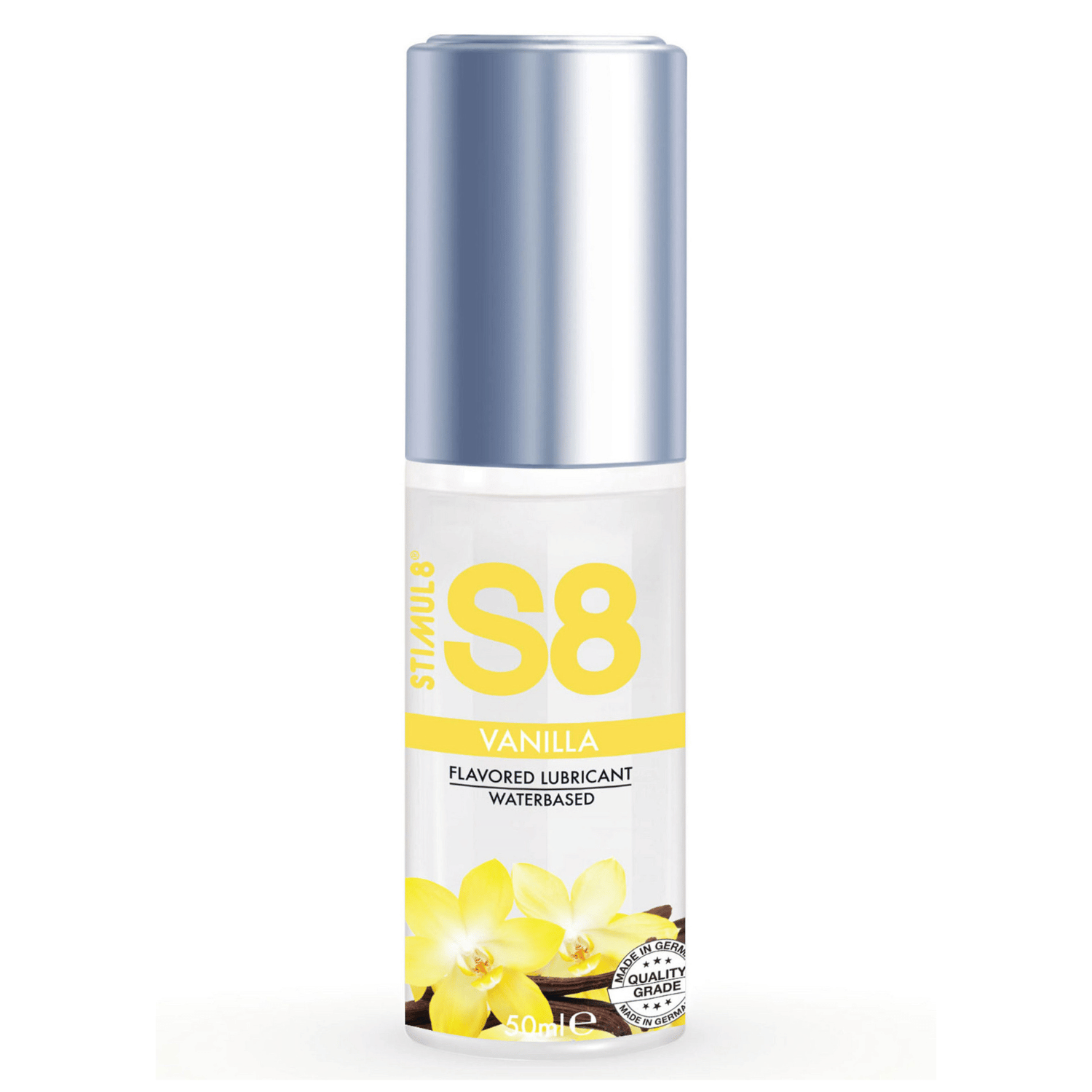 Lubrifiant Pe Baza de Apa, Gust De Vanilie, Momente Intime Delicioase, S8 Vanilla Lubricant, 50ml - Amoroso