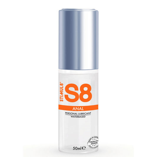 Lubrifiant Pe Baza de Apa, Confort si Placere Intima, S8 Anal Personal Lubrican, 50ml - Amoroso