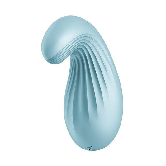 Stimulator Ergonomic cu 15 Moduri de Vibratie, Placere Personalizata, Satisfyer Dipping Delight, Albastru - Amoroso