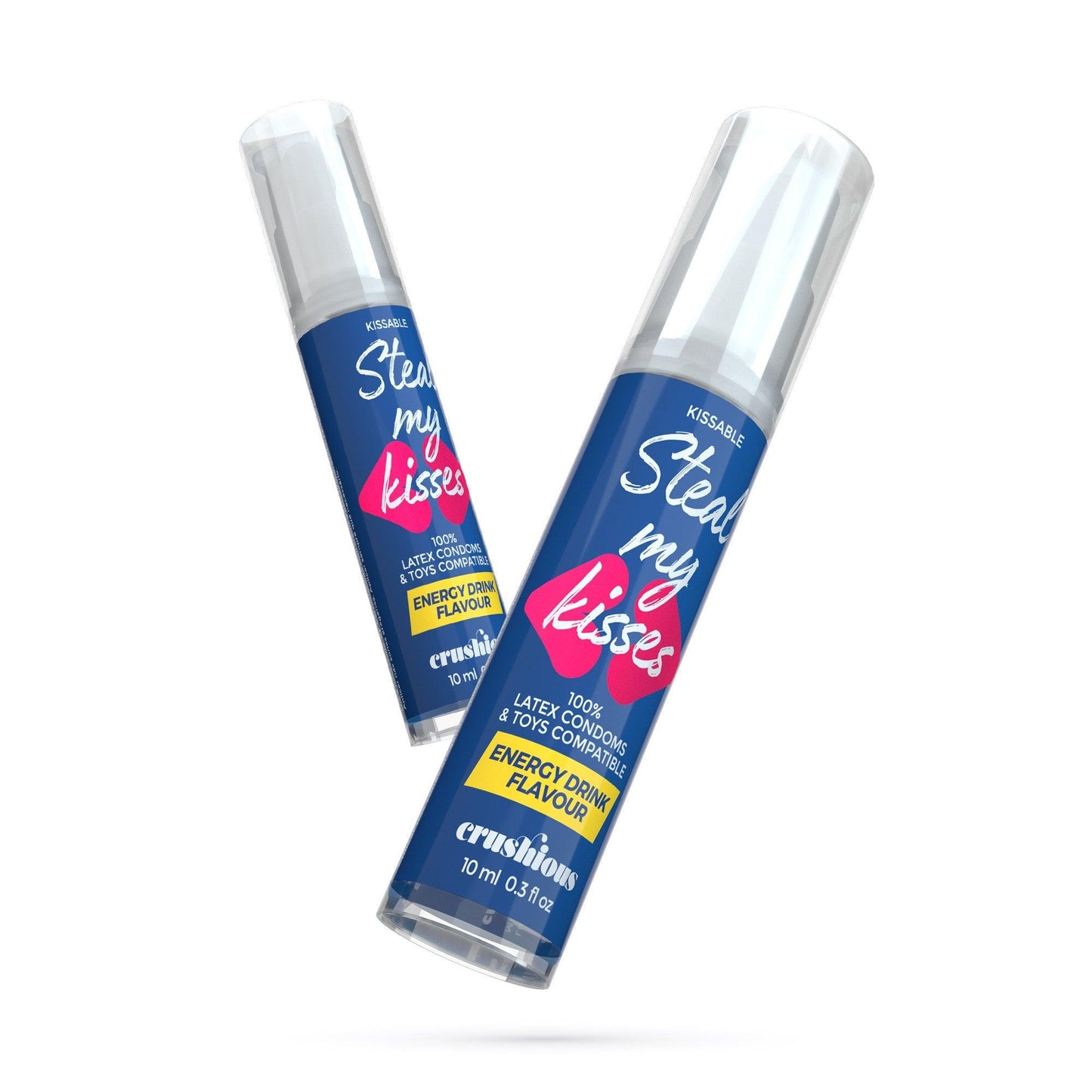 Lubrifiant Gel, Aroma de Bautura Energetica, pentru Momente Electrizante, Steal My Kisses, 10ml - Amoroso
