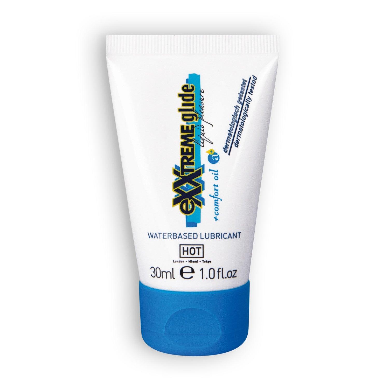 Lubrifiant HOT eXXtreme Glide, Pe Baza de Apa, Hidratant si Compatibil cu Prezervative, 30 ml - Amoroso
