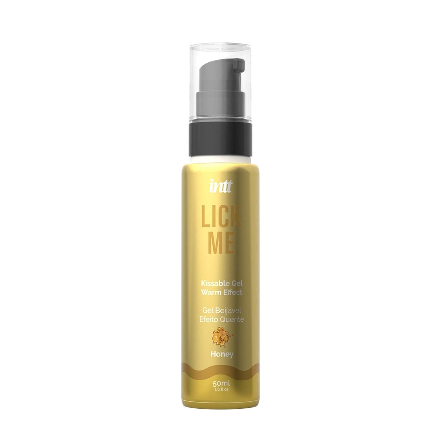 Lubrifiant Comestibil, Efect de Caldura si Aroma de Miere, Momente Intime Delicioase, INTT Lick Me, 50ml - Amoroso