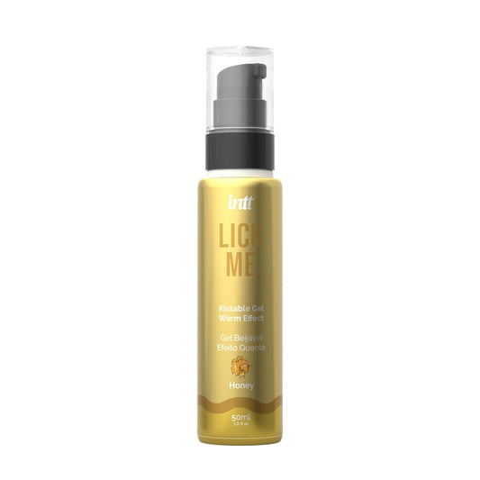 Lubrifiant Comestibil, Efect de Caldura si Aroma de Miere, Momente Intime Delicioase, INTT Lick Me, 50ml - Amoroso
