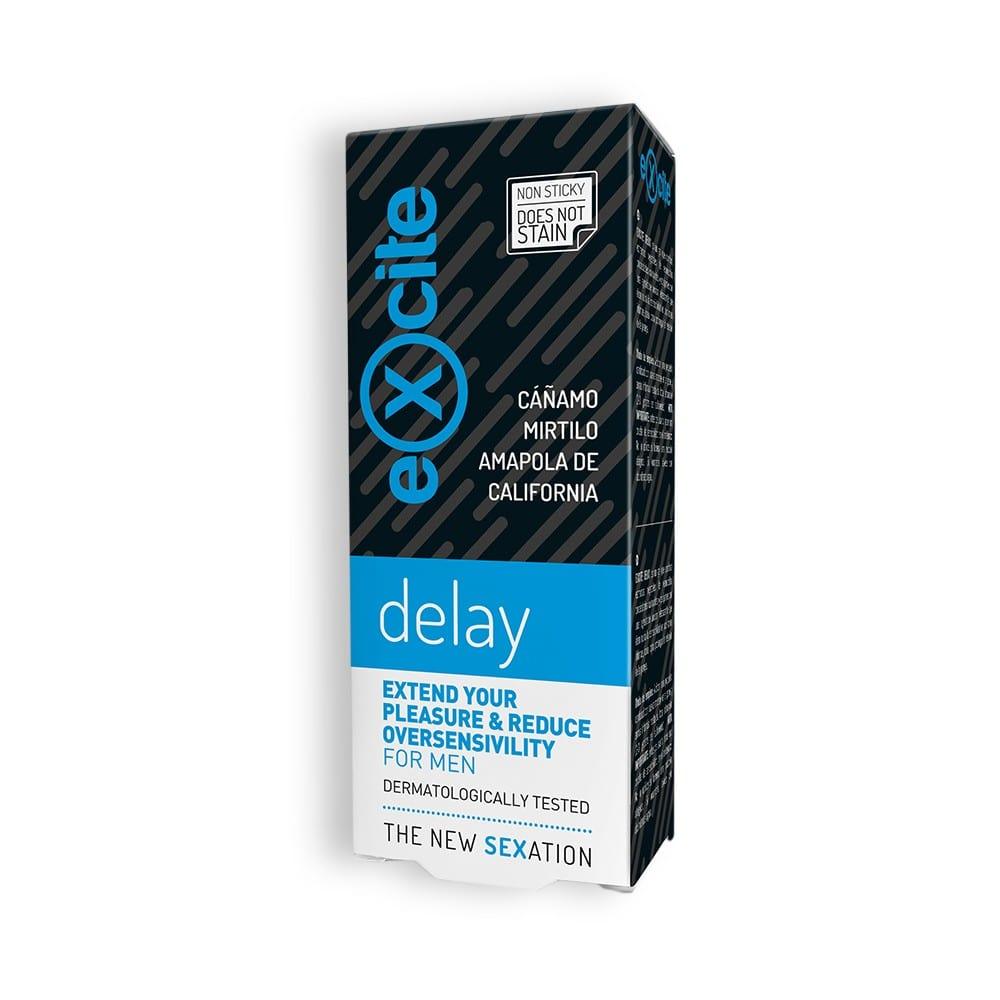 Gel eXcite Delay pentru Barbati, Prelungeste Placerea si Reduce Hipersensibilitatea, 15ml - Amoroso