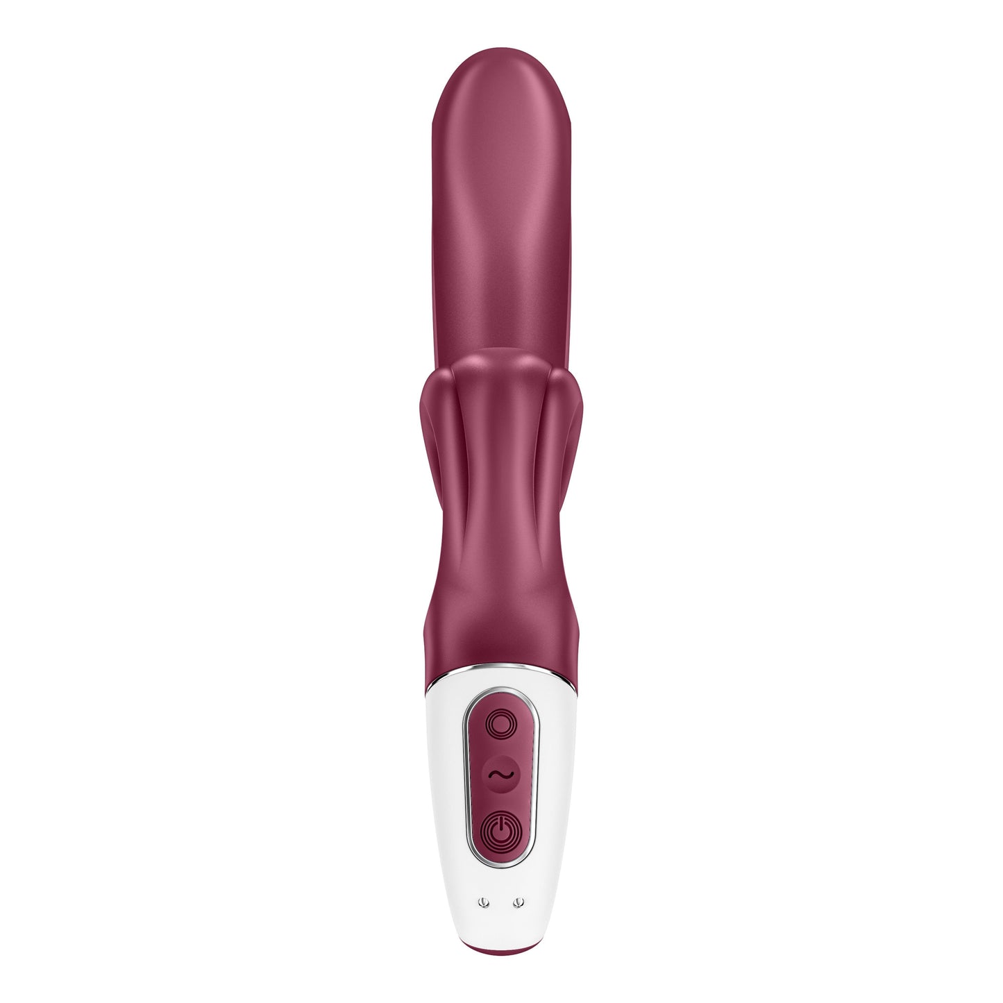 Vibrator Iepure cu Stimulare Duala, Placeri Supreme, Satisfyer, Rosu - Amoroso