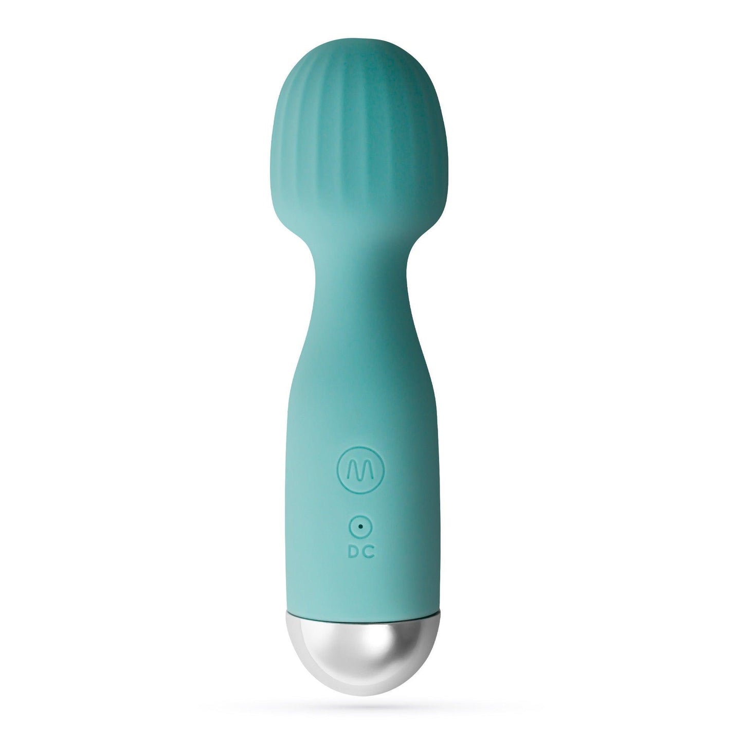 Vibrator Reincarcabil Mini Wand, 10 Moduri de Vibratie, Design Compact si Puternic, Verde menta - Amoroso