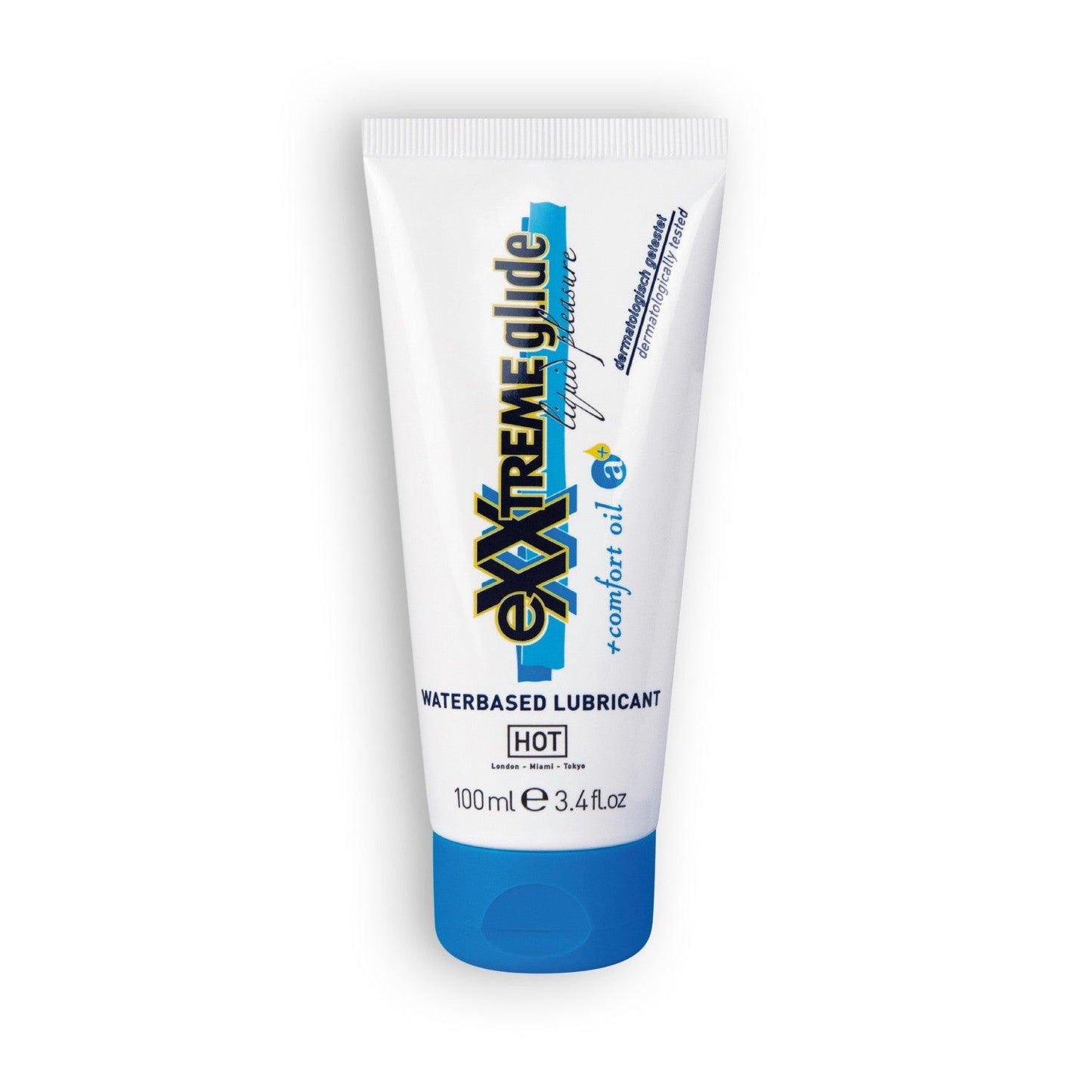 Lubrifiant pe Baza de Apa, Lubrifiere de Lunga Durata si Confort Maxim, HOT Exxtreme Glide, 100ml - Amoroso