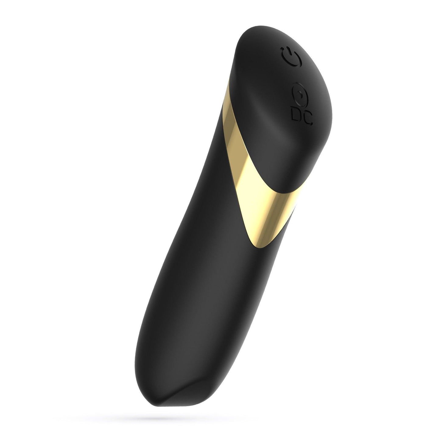 Vibrator Bullet Reincarcabil, Putere, Eleganta si Placere Discreta, Crushious, Negru - Amoroso