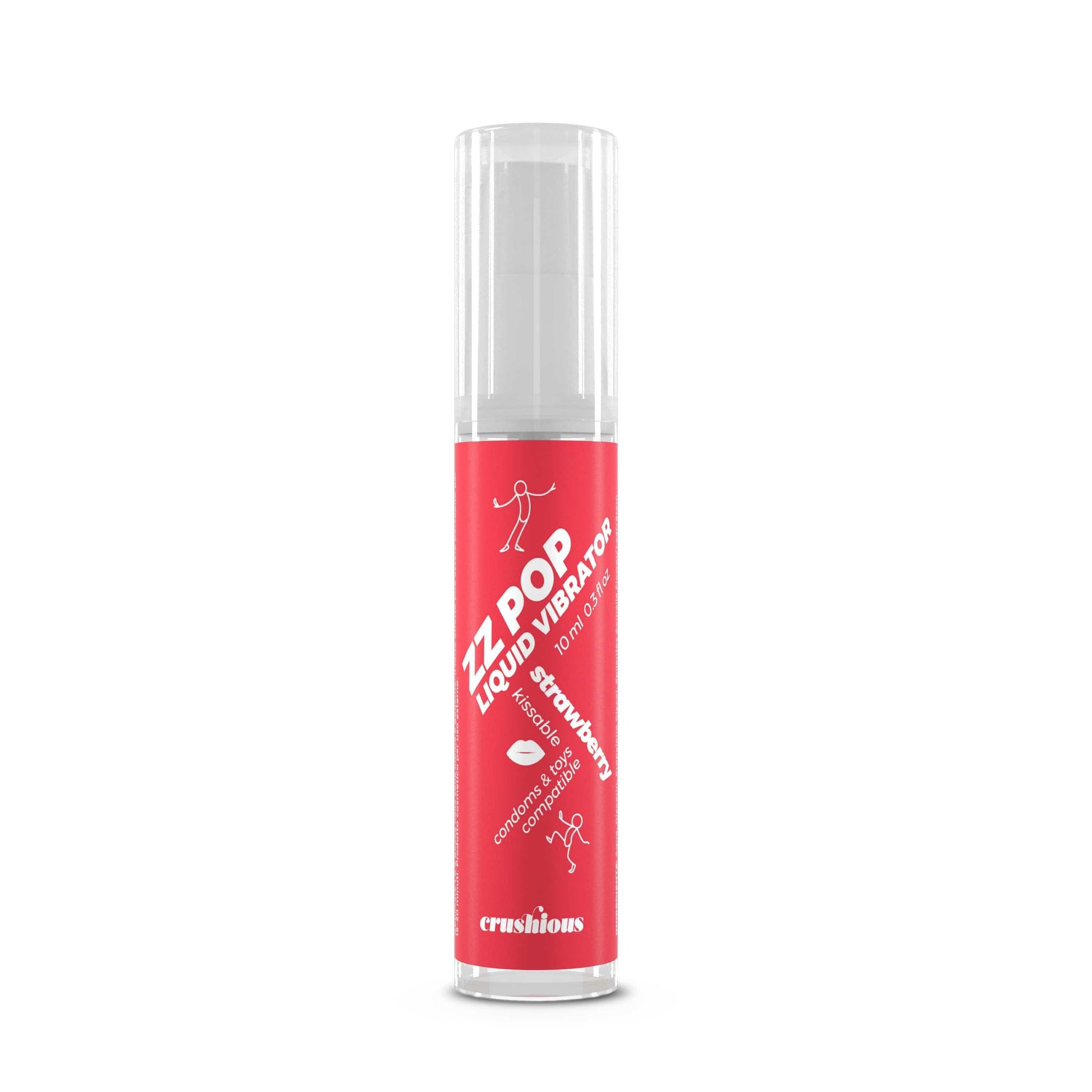 Gel Stimulant cu Aroma de Capsuni pentru O Explozie de Senzatii, Unisex, Crushious, 10ml - Amoroso