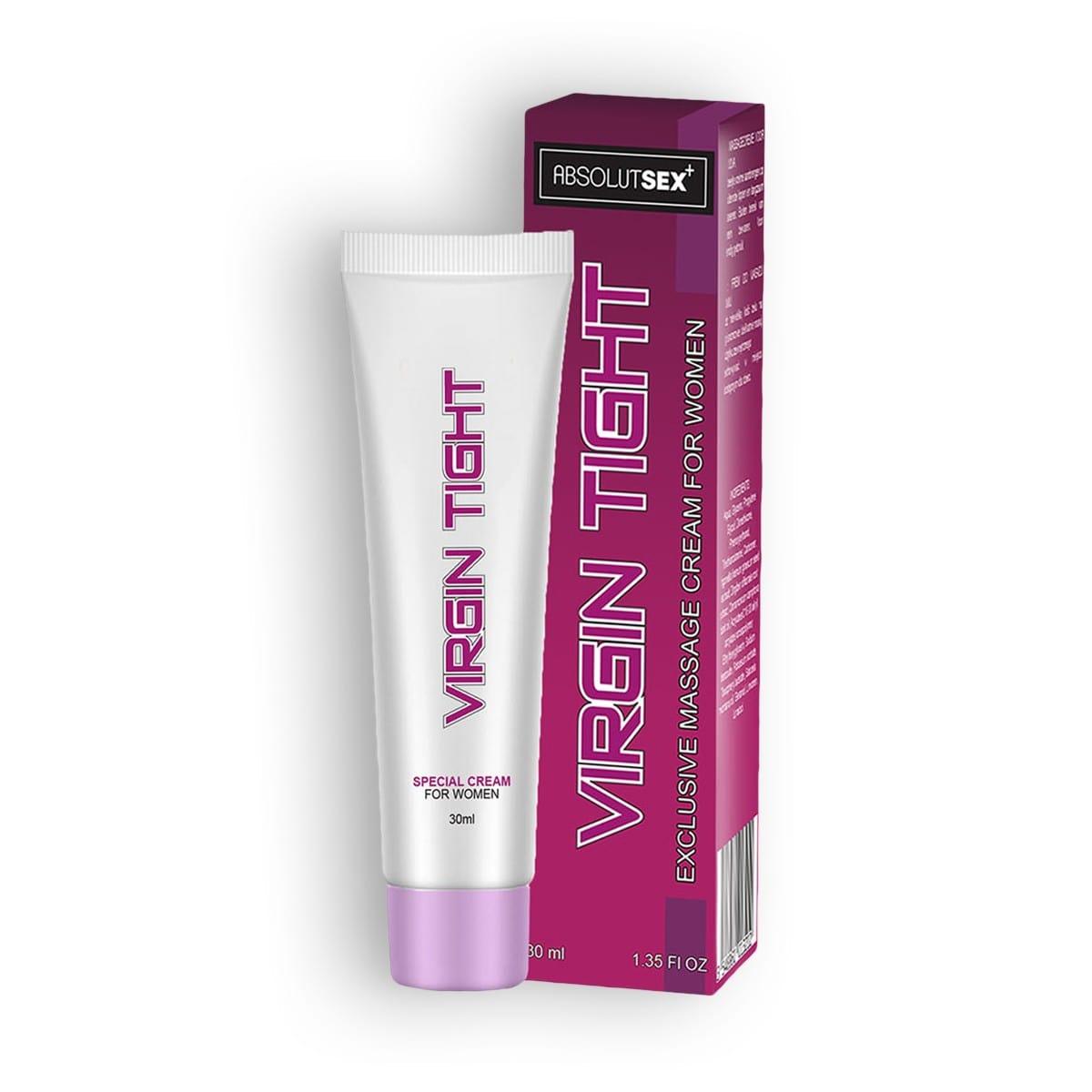 Crema Virgin Tight, Speciala pentru Femei, Efect de Strangere si Rejuvenare, 30ml - Amoroso