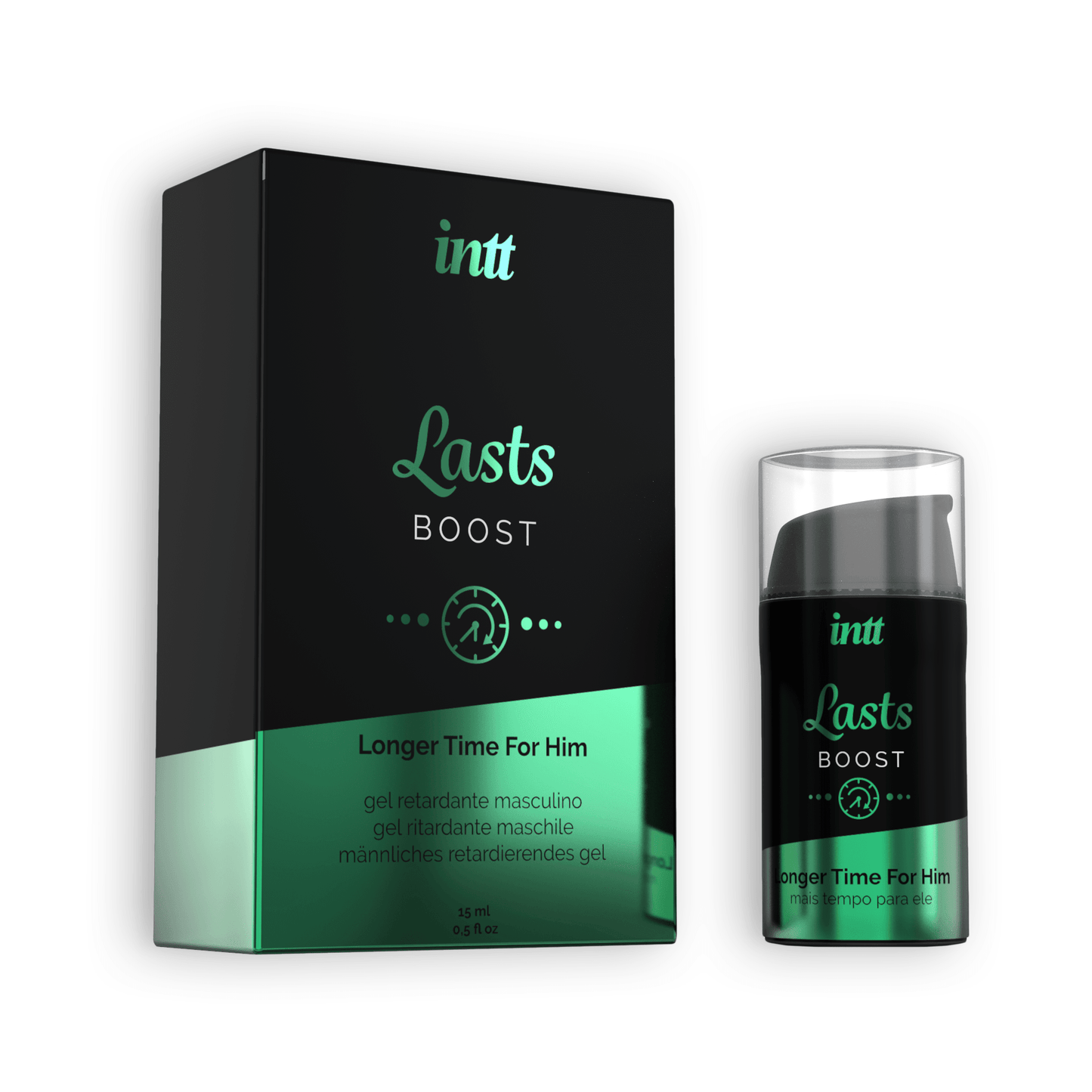 Gel Delay, Prelungeste Placerea Masculina, Lasts Boost, Intt 15ml - Amoroso