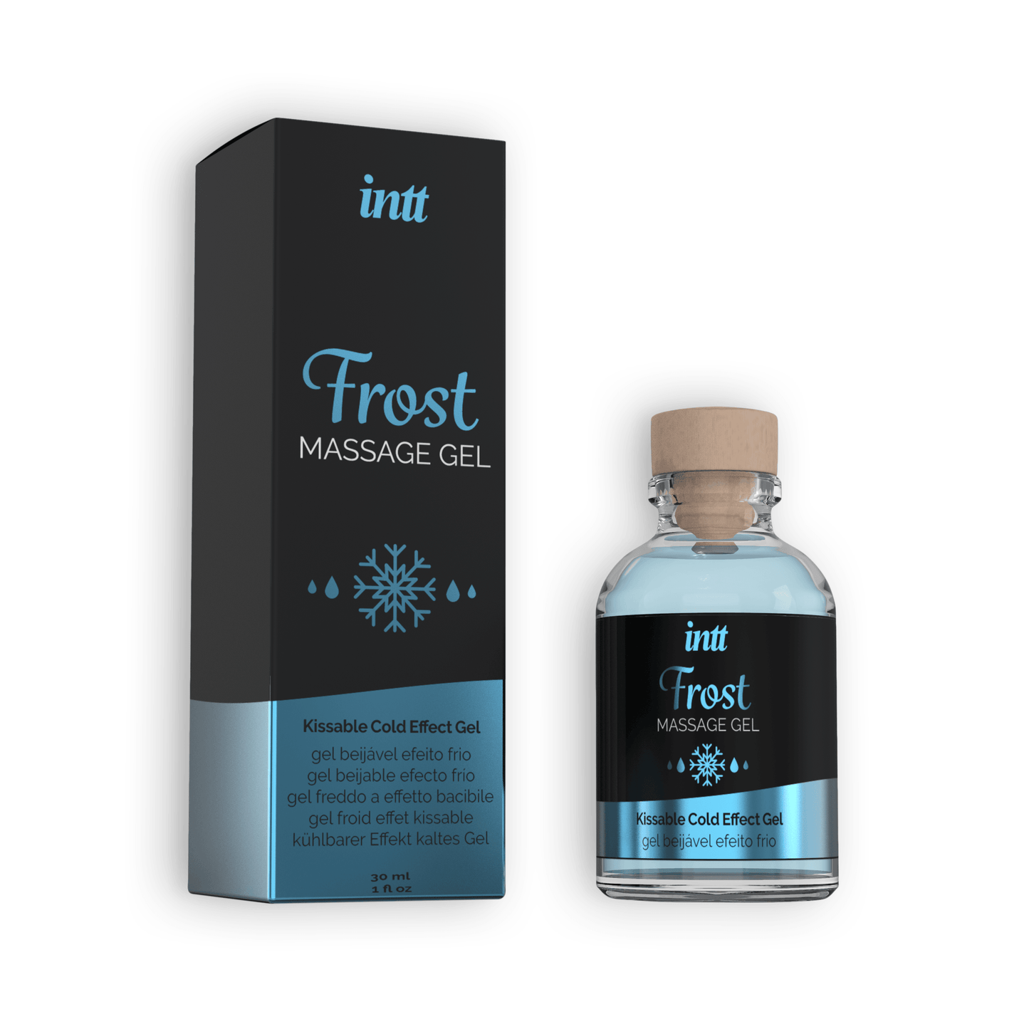 Gel de Masaj Comestibil cu Efect Racoritor, Senzatie de Prospetime & Revigorare, Intt Frost, 30 ml - Amoroso