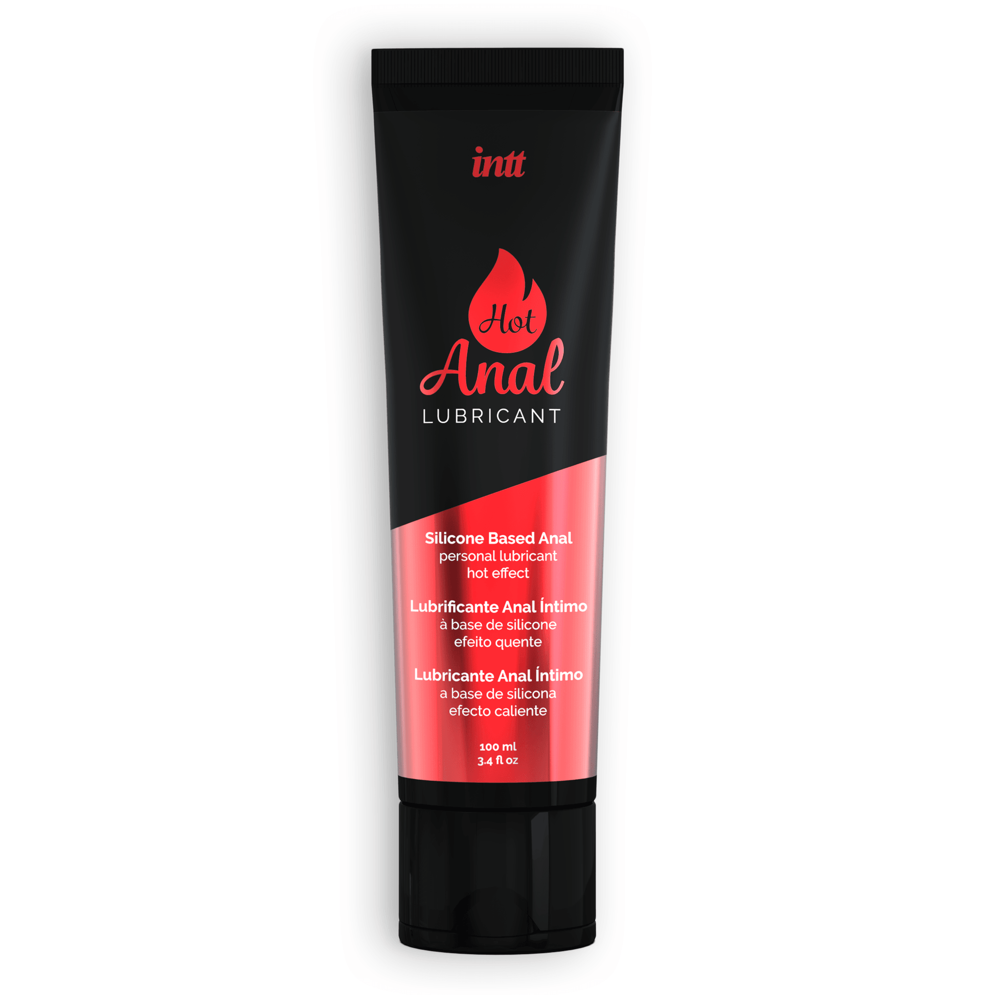 Lubrifiant Anal, Efect de Incalzire, Pe Baza de Silicon, Intt Hot 100ml - Amoroso