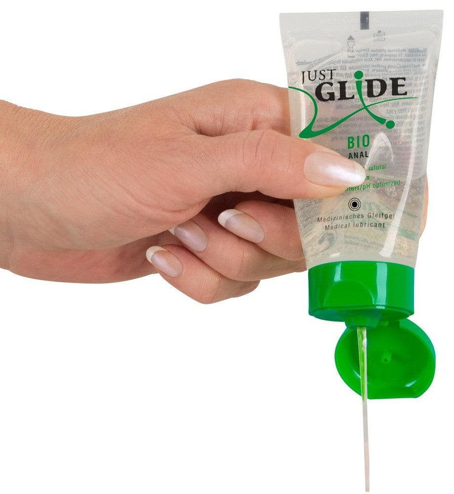 Lubrifiant Anal Natural, Vegan, pe Baza de Apa, cu pH Optimizat, Just Glide, 50ml - Amoroso