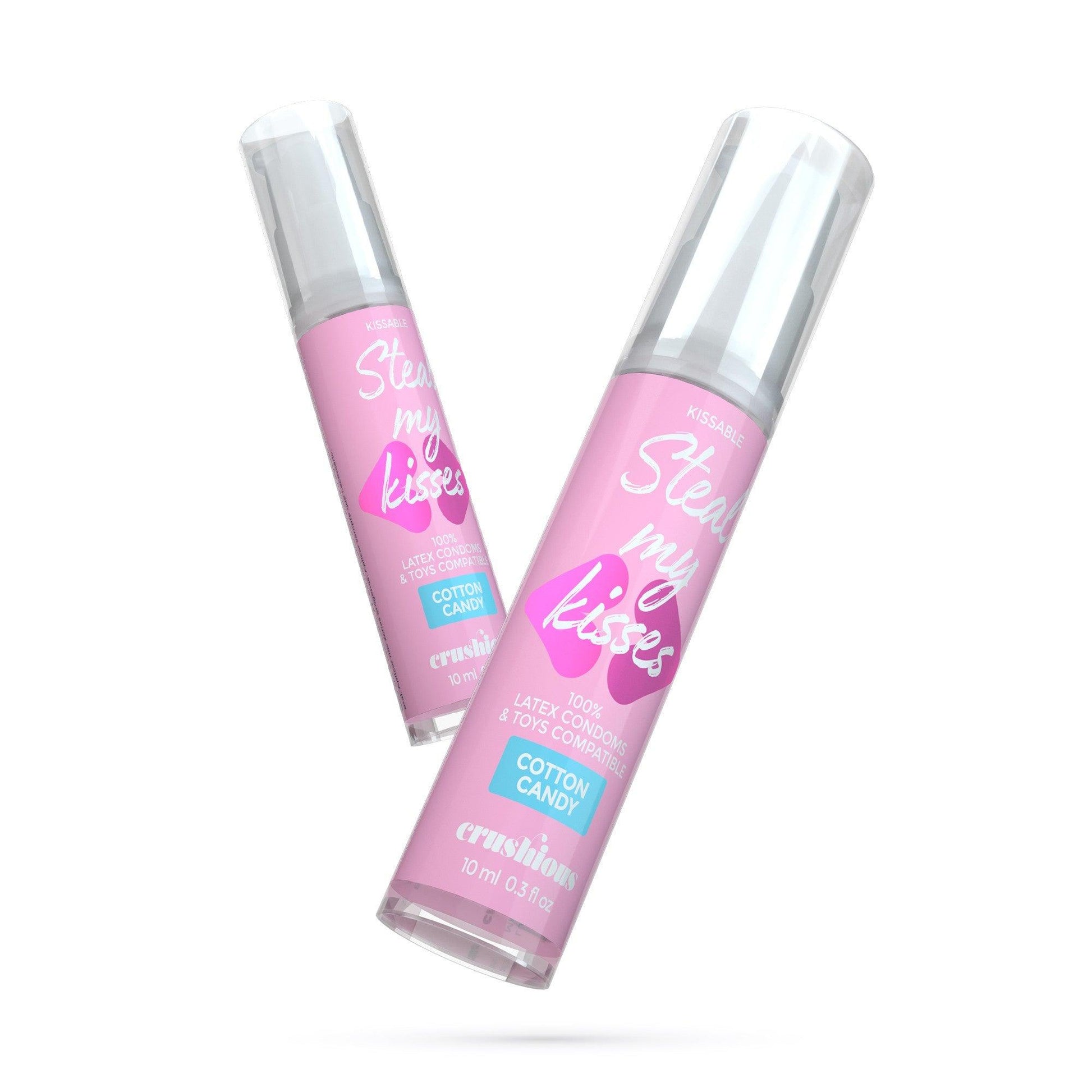 Lubrifiant Gel, cu Aroma de Vata de Zahar, pentru Momente Dulci si Intime, Steal My Kisses, 10ml - Amoroso